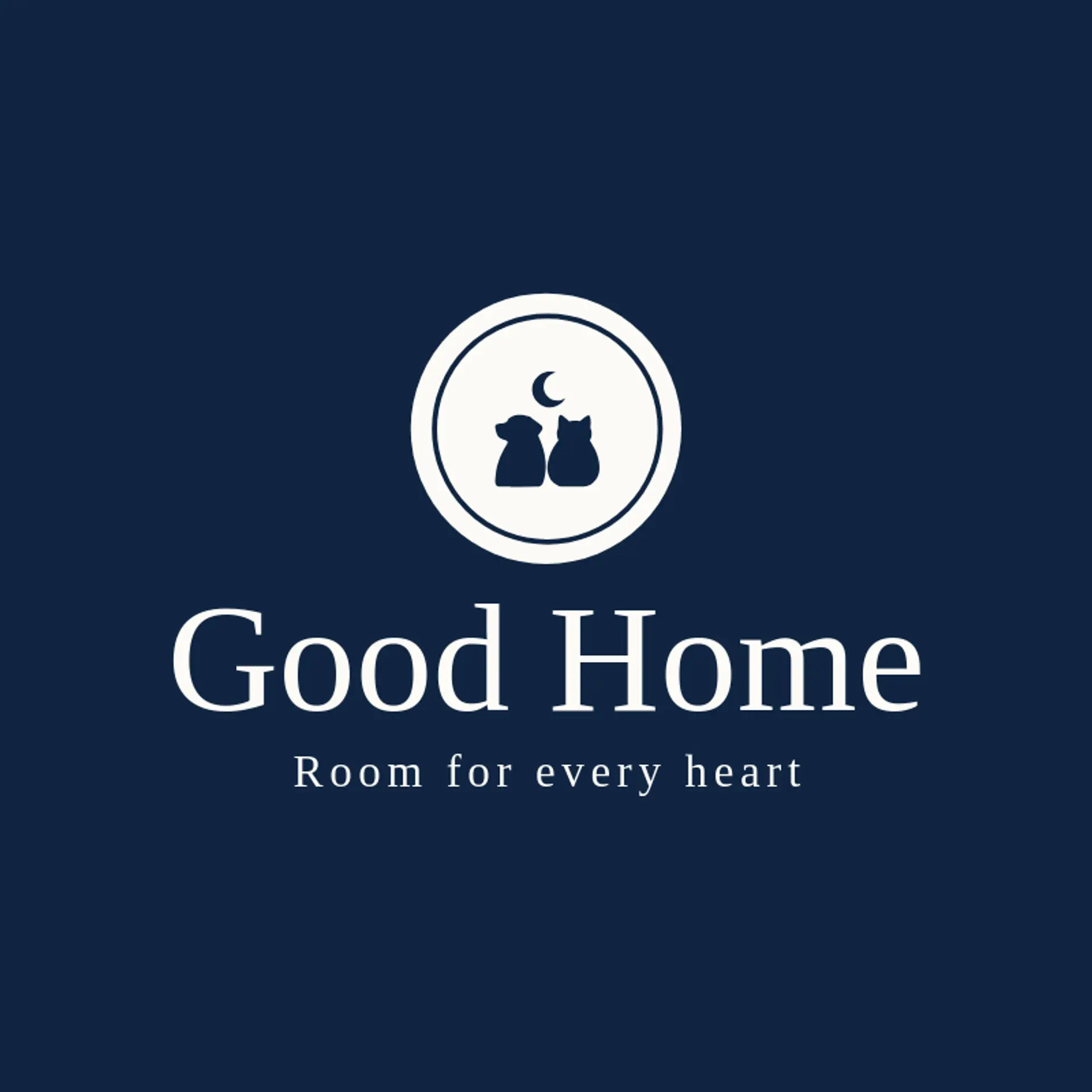 Good Home logo for animal shelter
