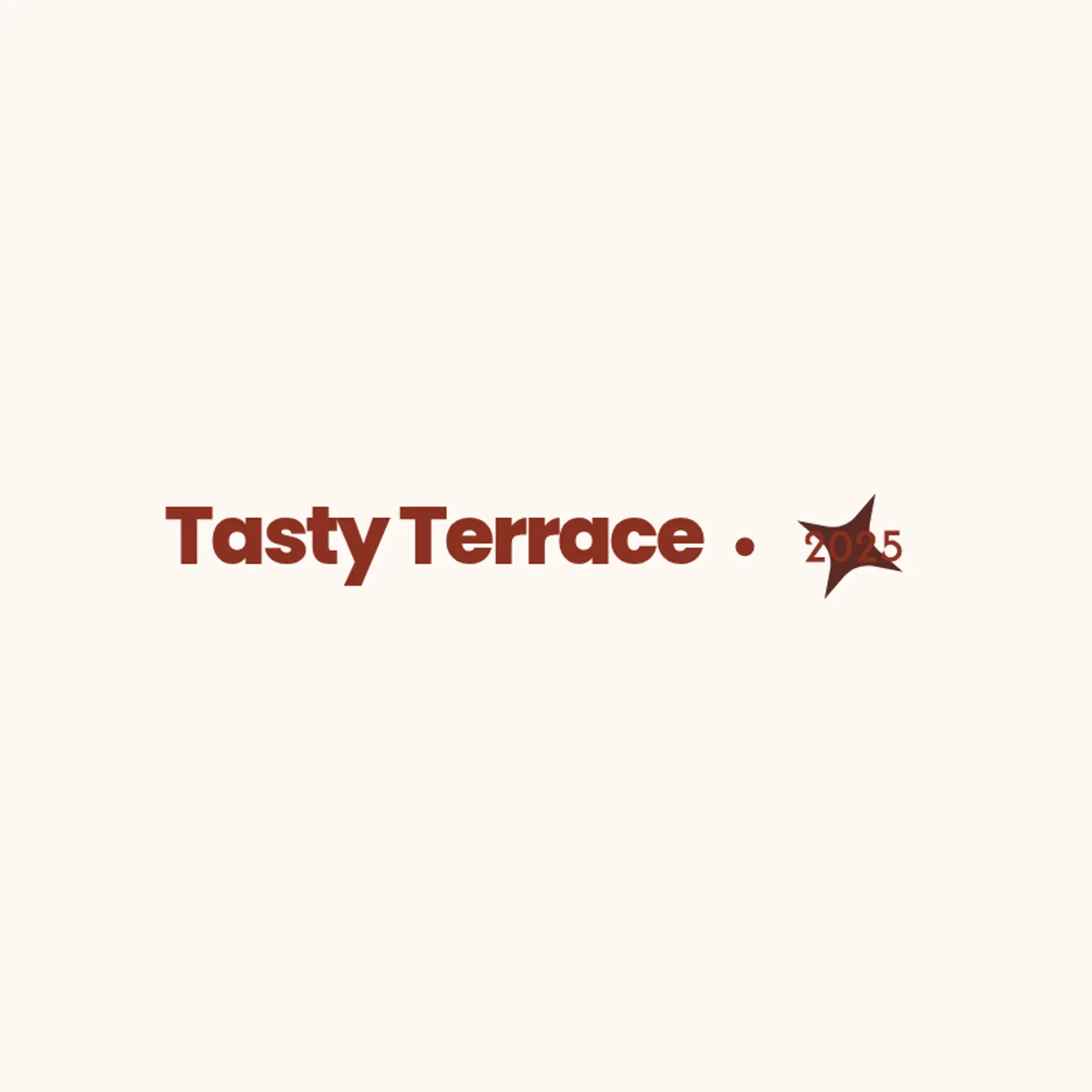 Tasty Terrace logo for cool restaurant