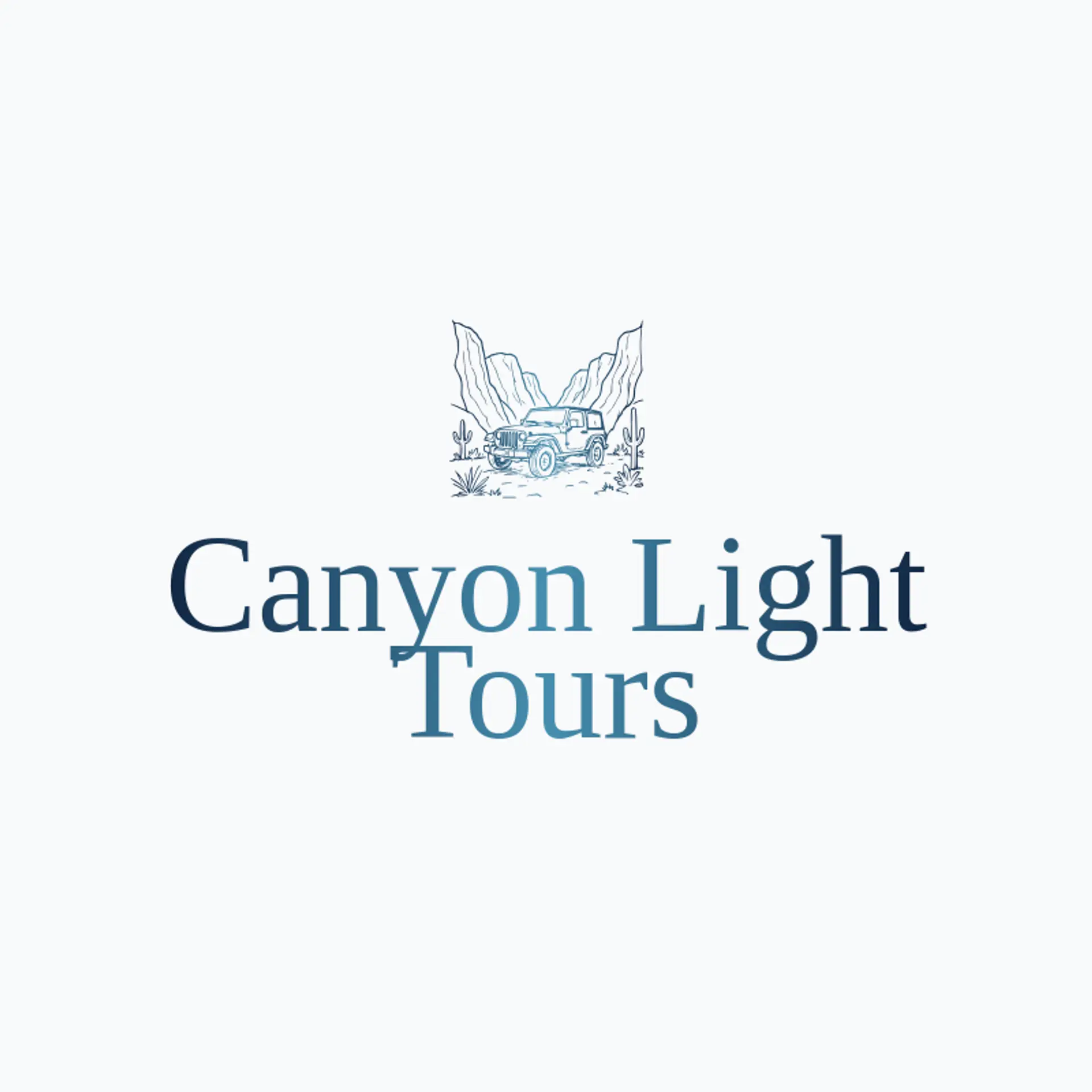 Canyon Light Tours logo for jeep