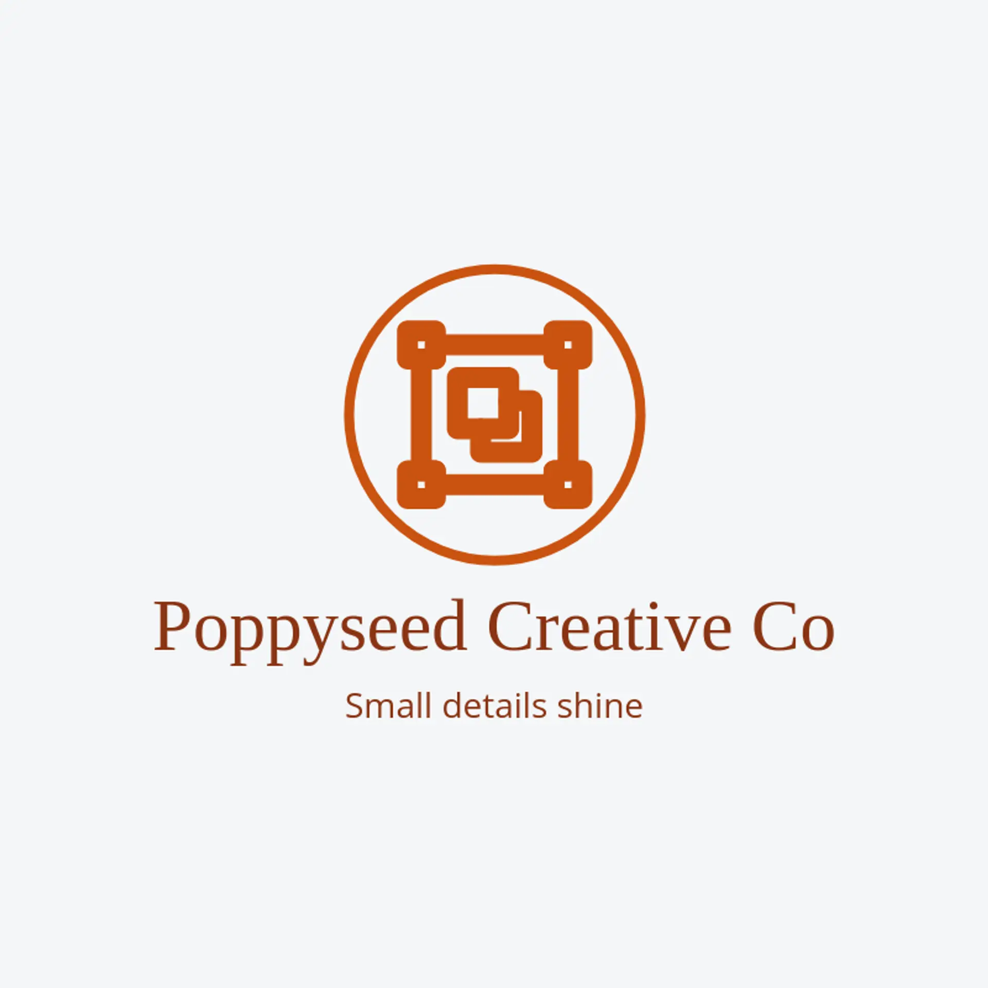 Poppyseed Creative Co logo for illustrator