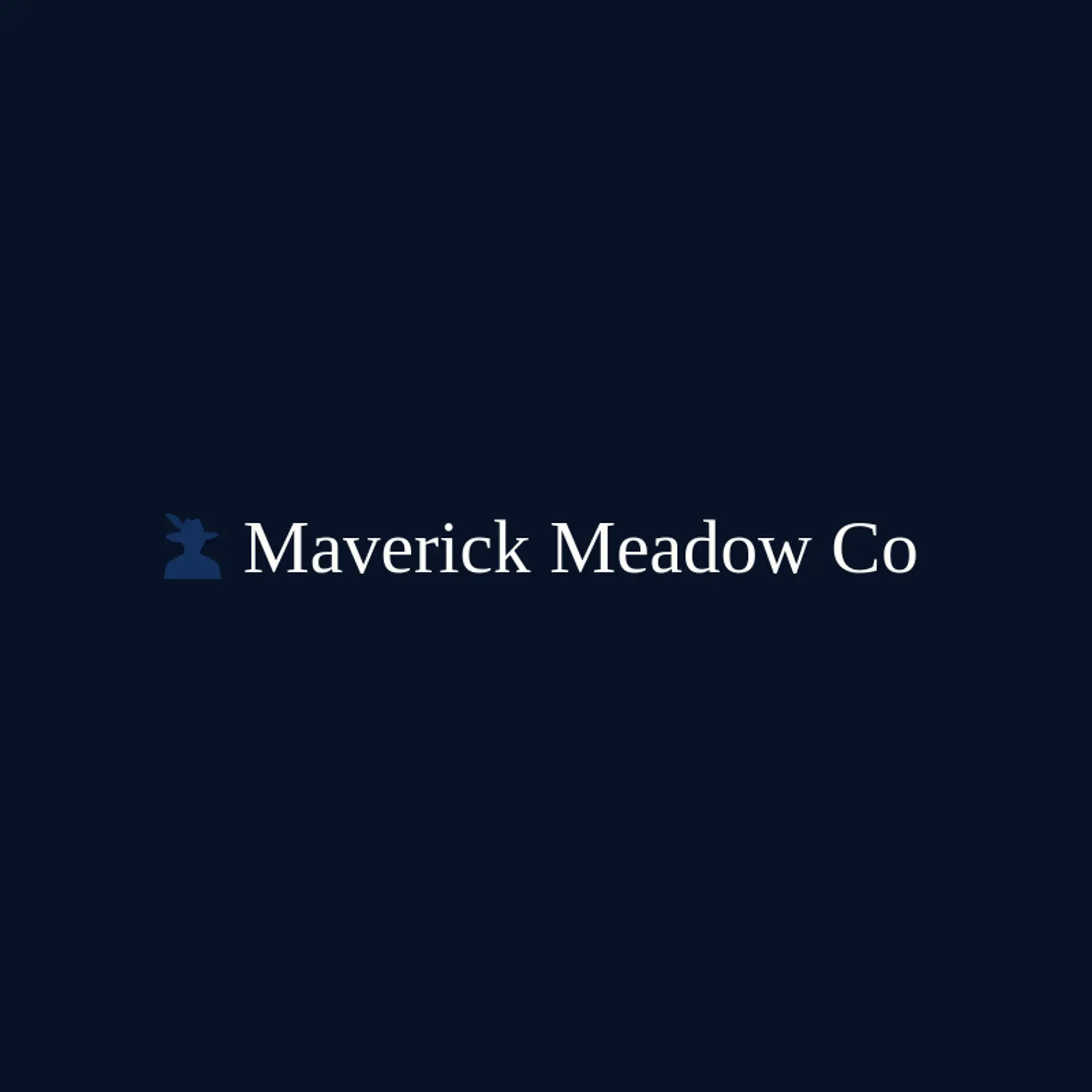 Maverick Meadow Co logo for cowgirl