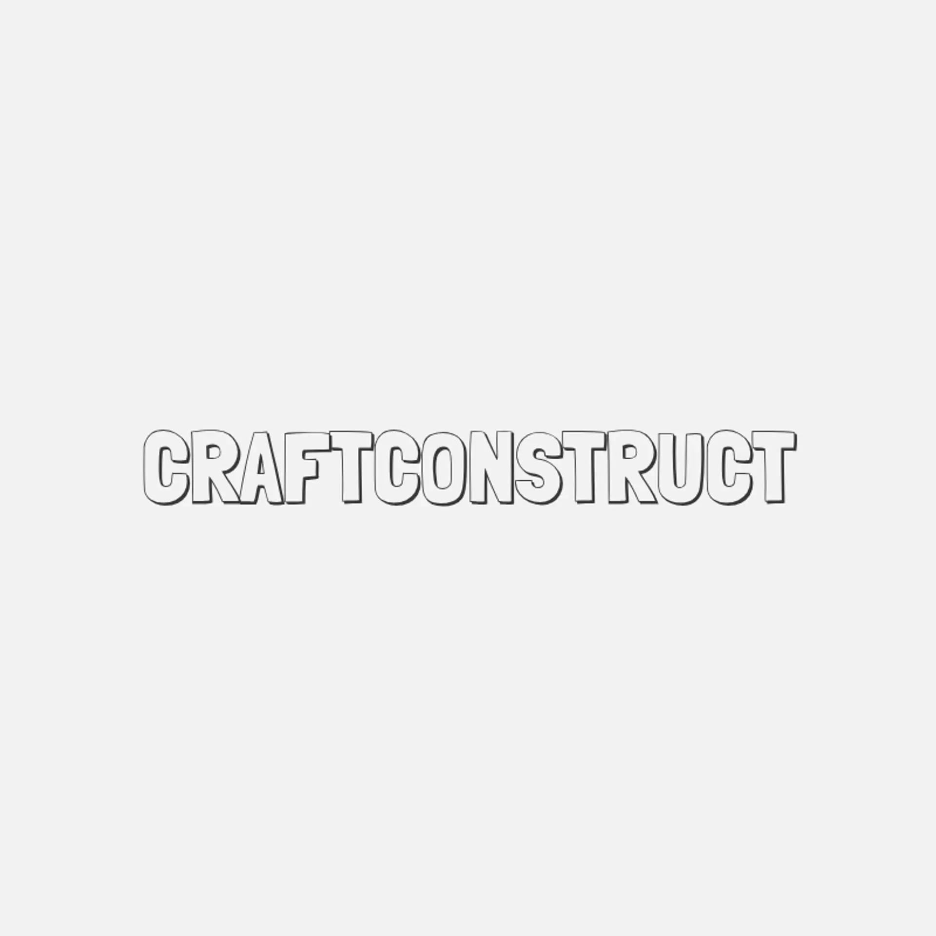 CraftConstruct logo for construction 3d