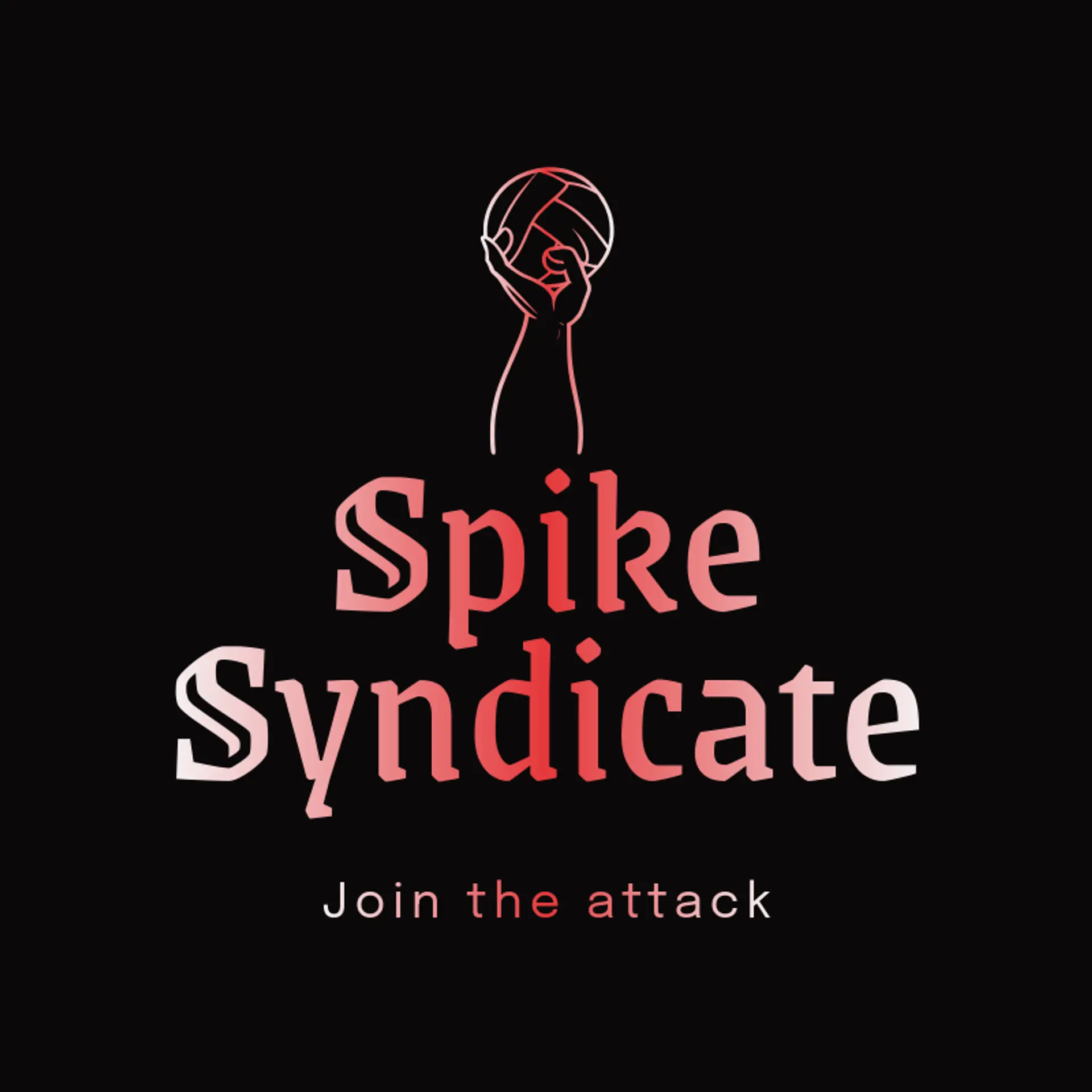 Spike Syndicate logo for volleyball
