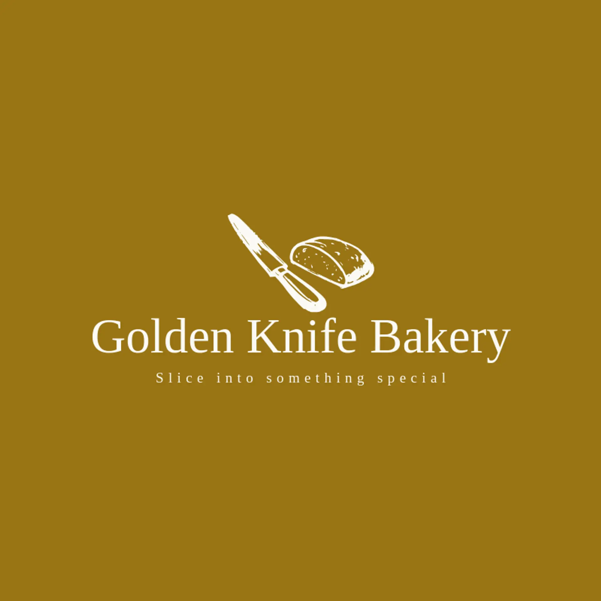 Golden Knife Bakery logo for bread
