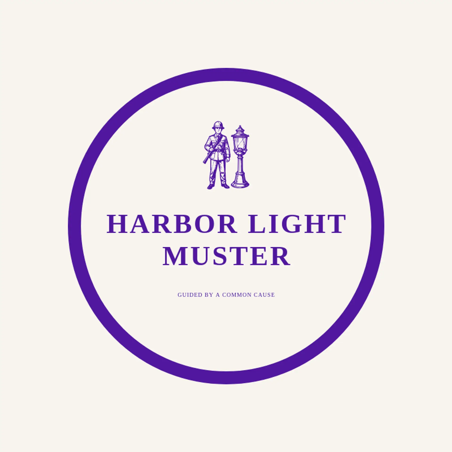 Harbor Light Muster logo for militia