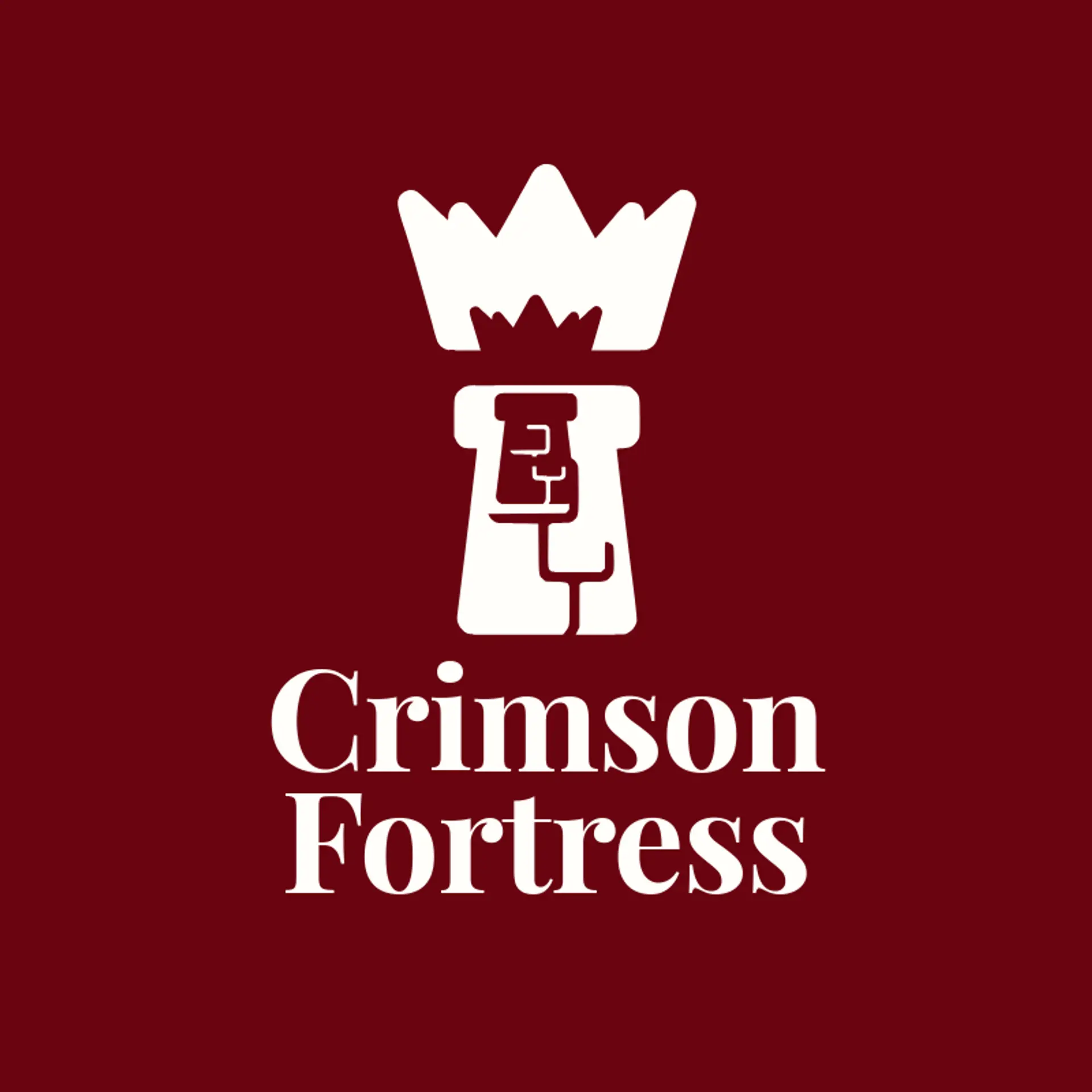 Crimson Fortress logo for king