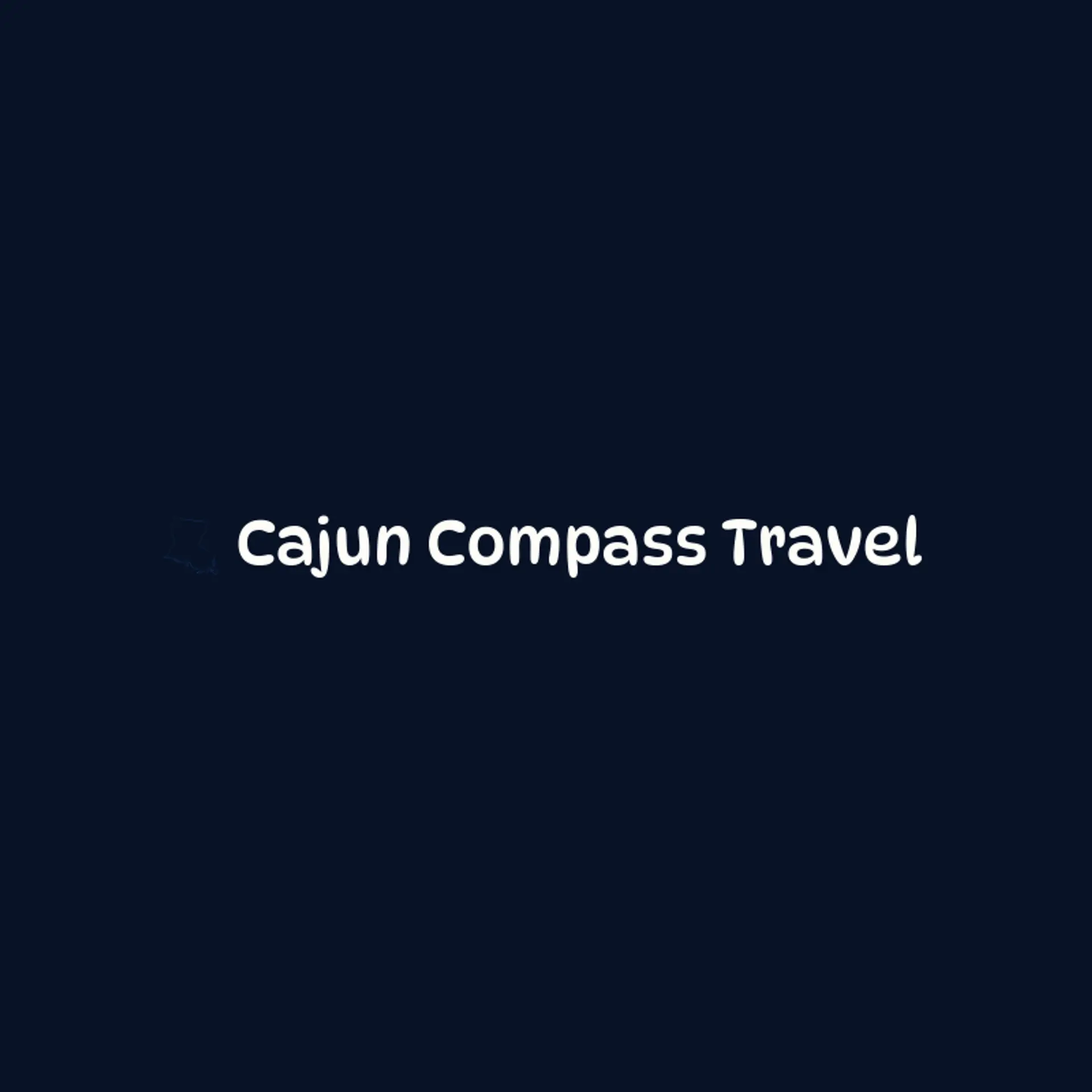 Cajun Compass Travel logo for louisiana