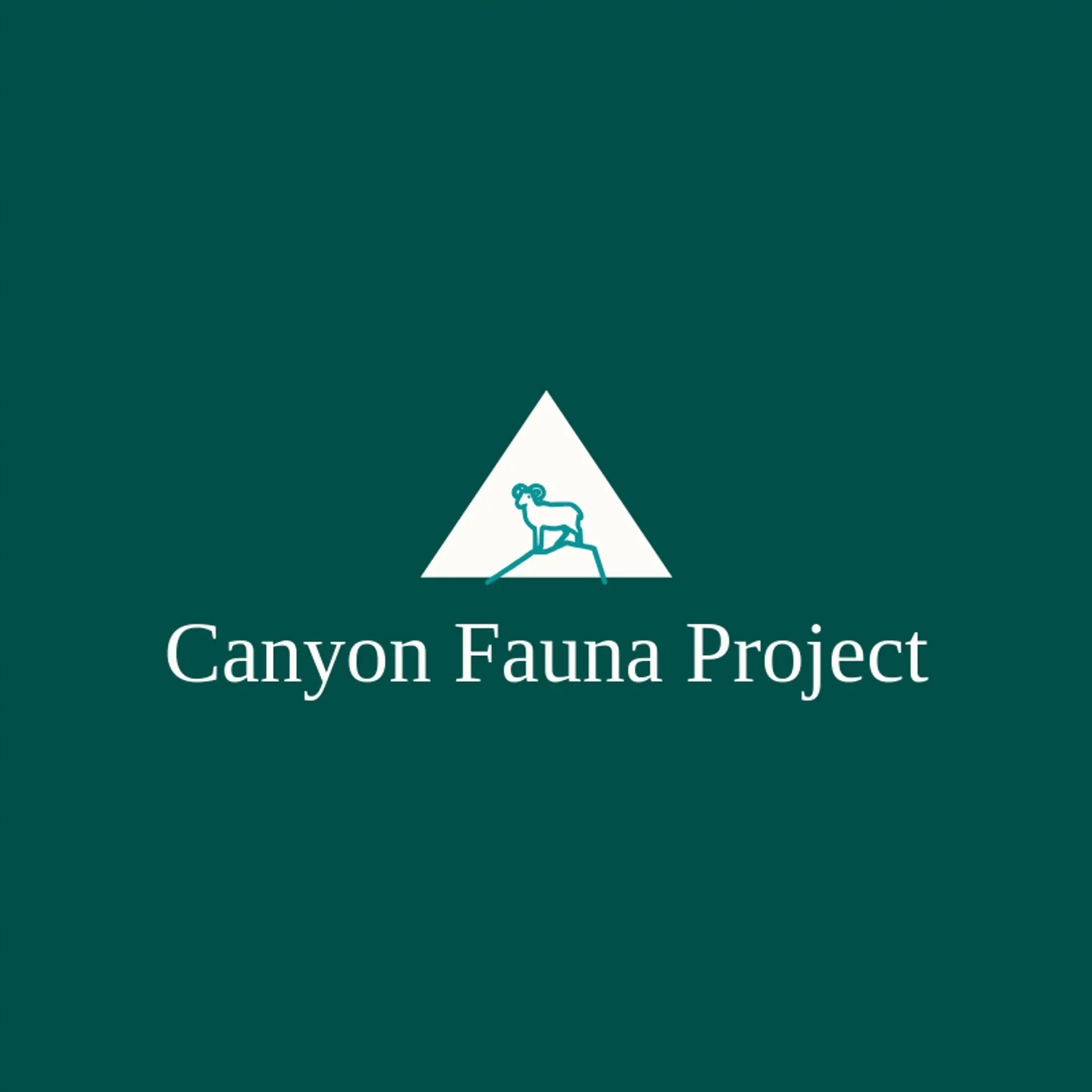Canyon Fauna Project logo for wildlife