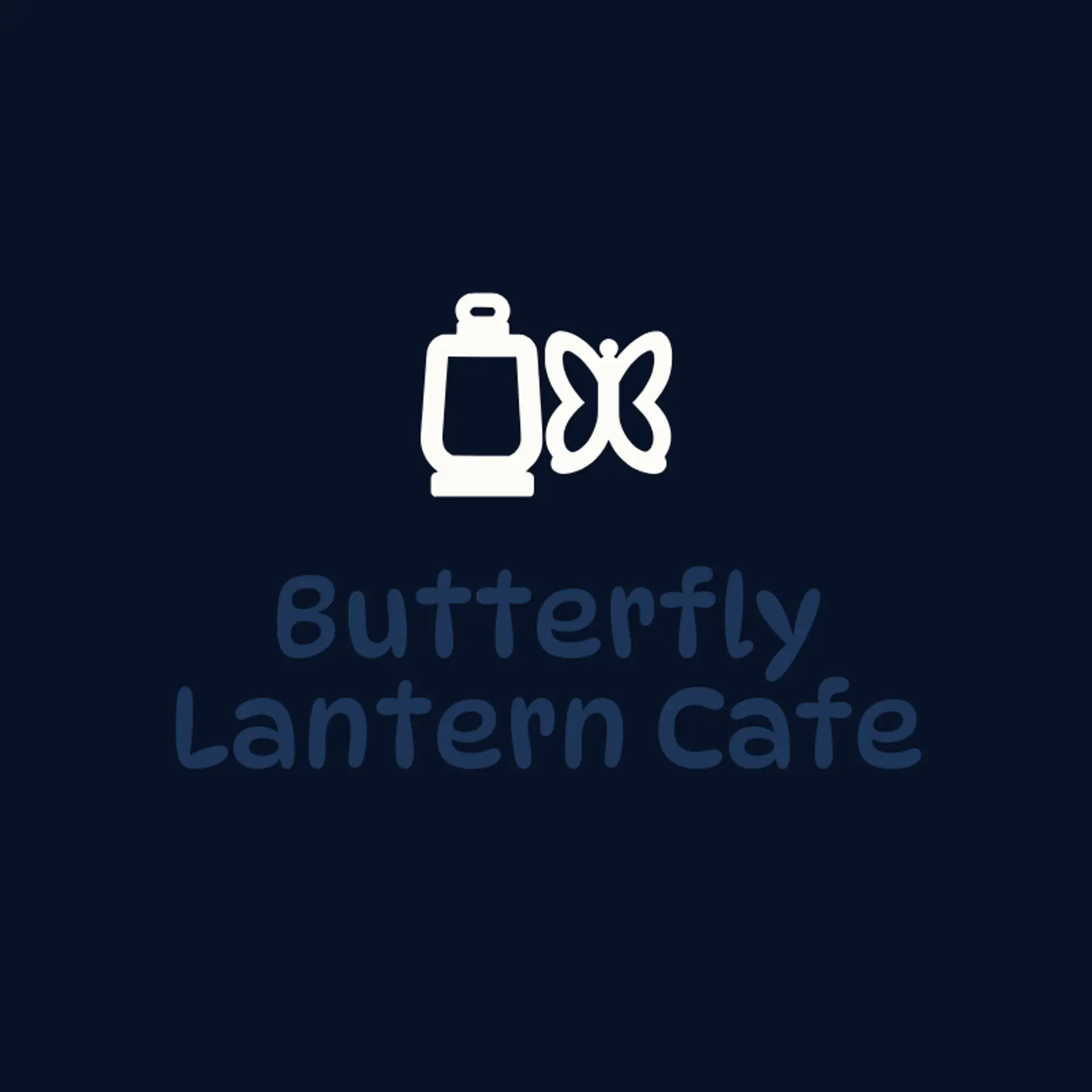 Butterfly Lantern Cafe logo for butterfly
