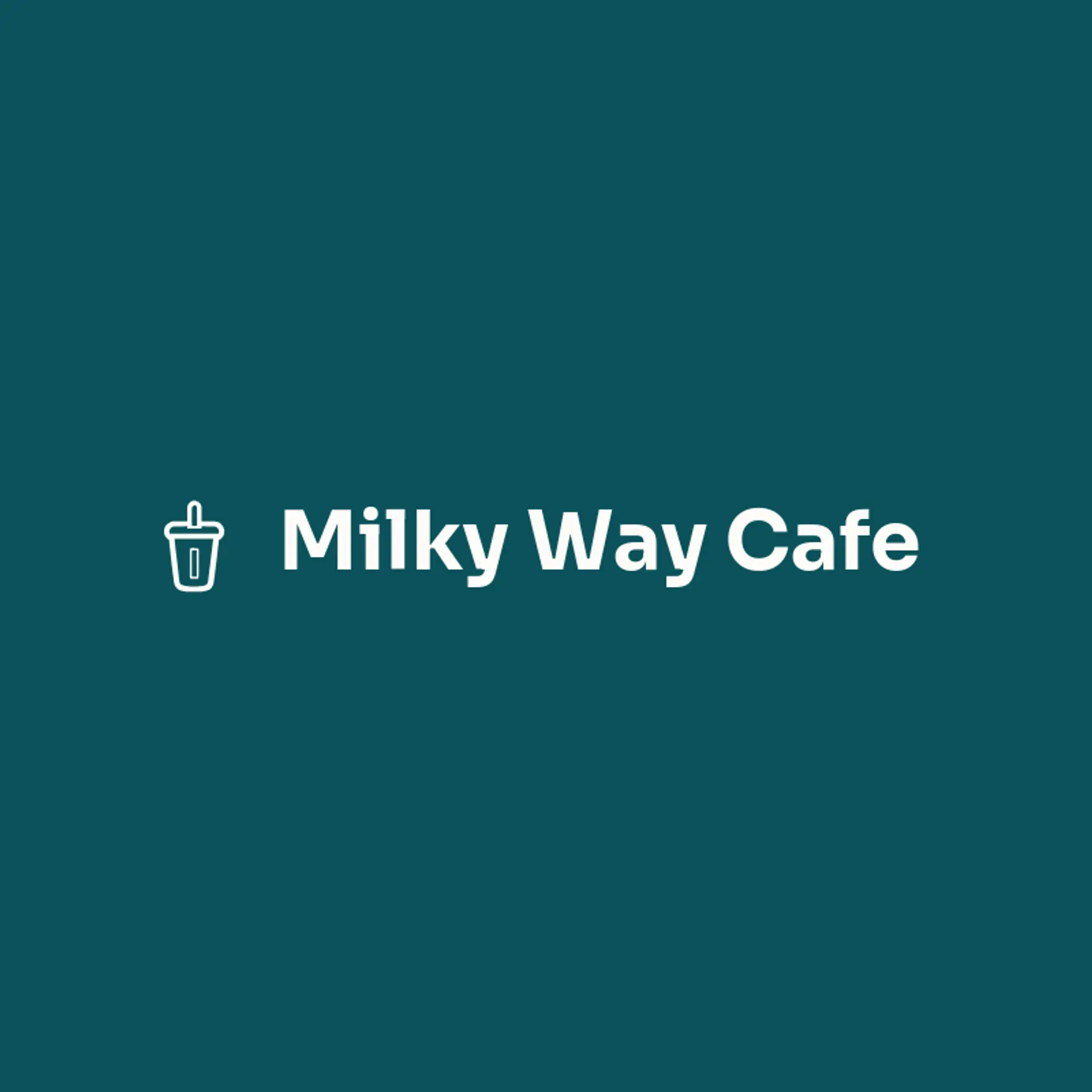 Milky Way Cafe logo for milk tea