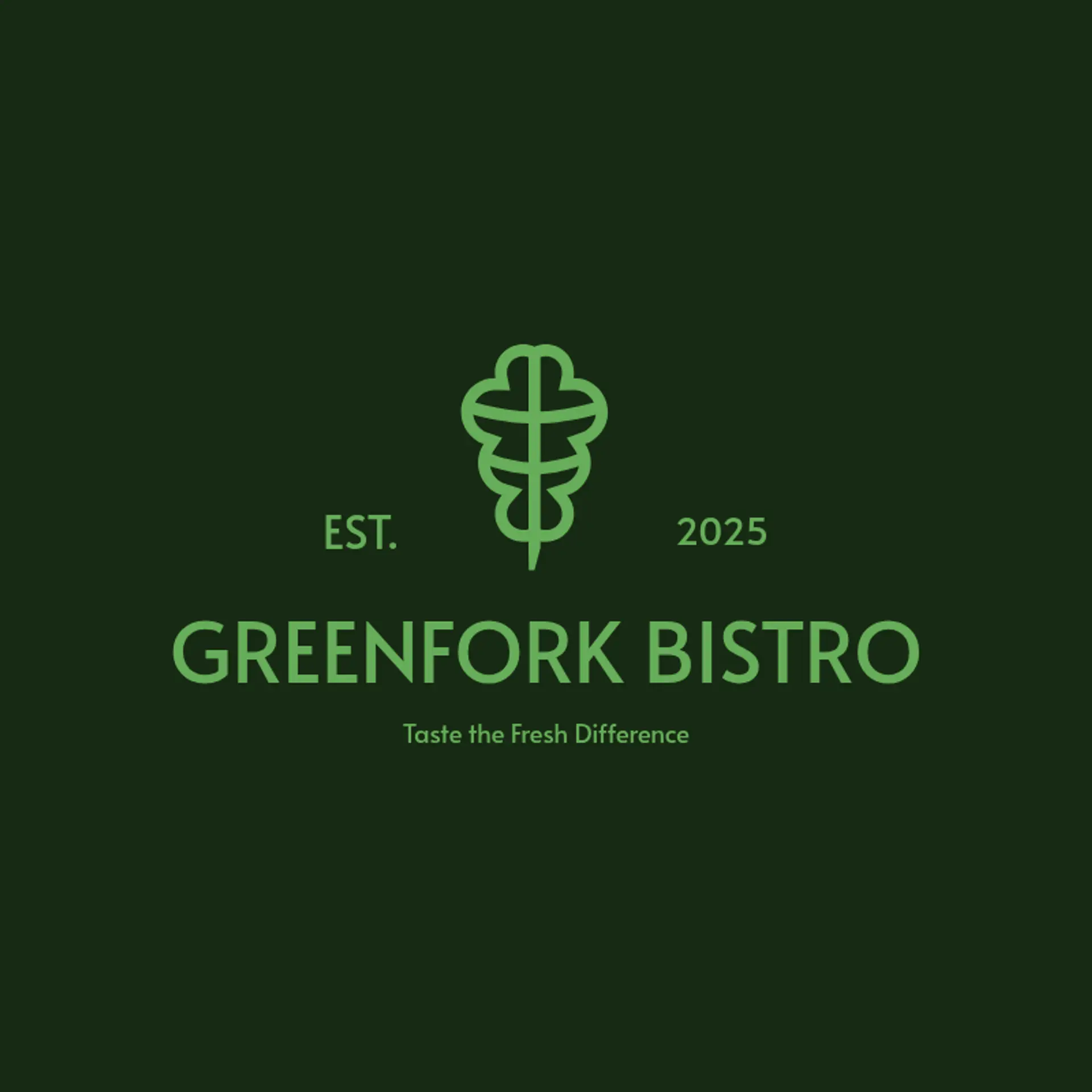 Verdant Bites logo for vegan restaurant