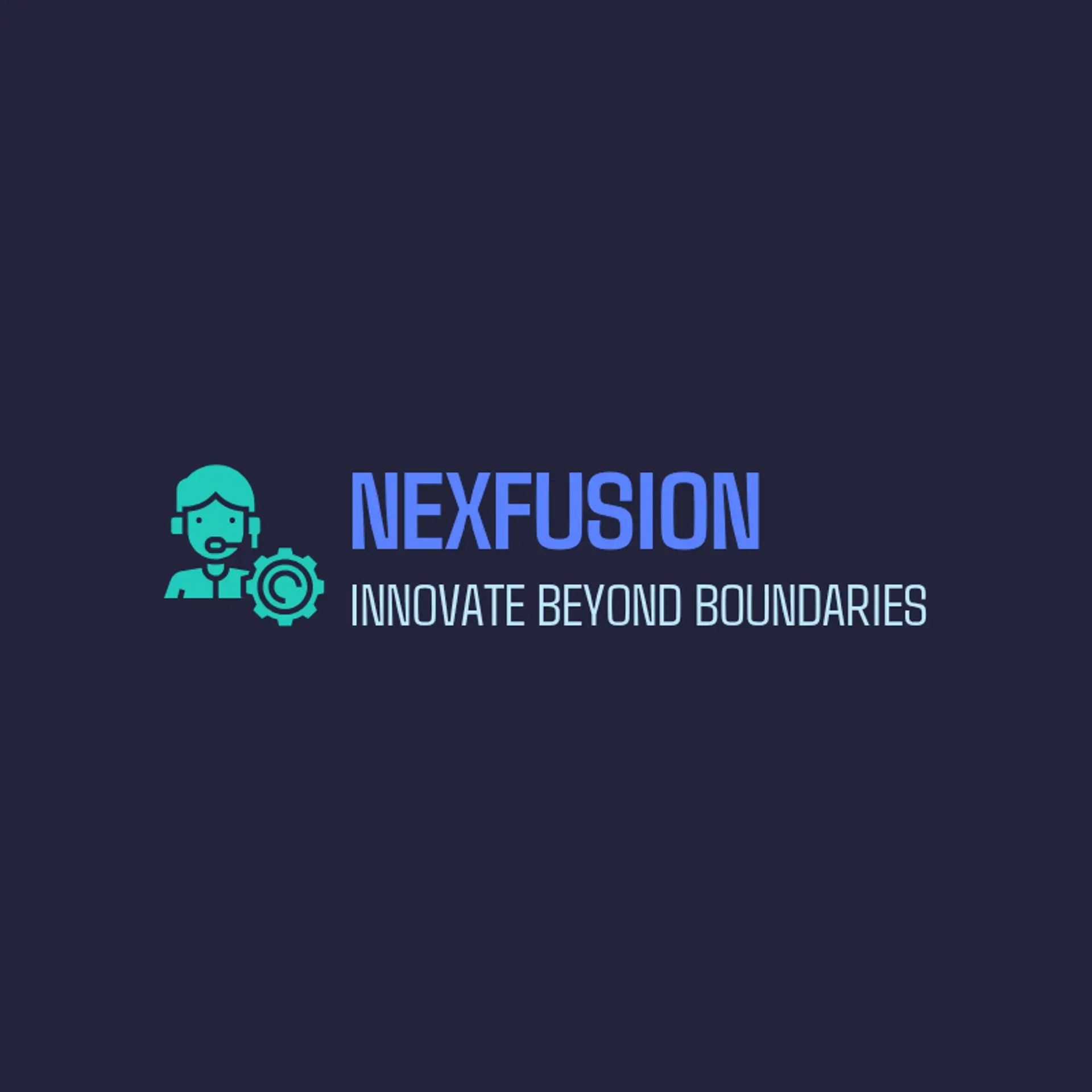 NexFusion logo for tech company