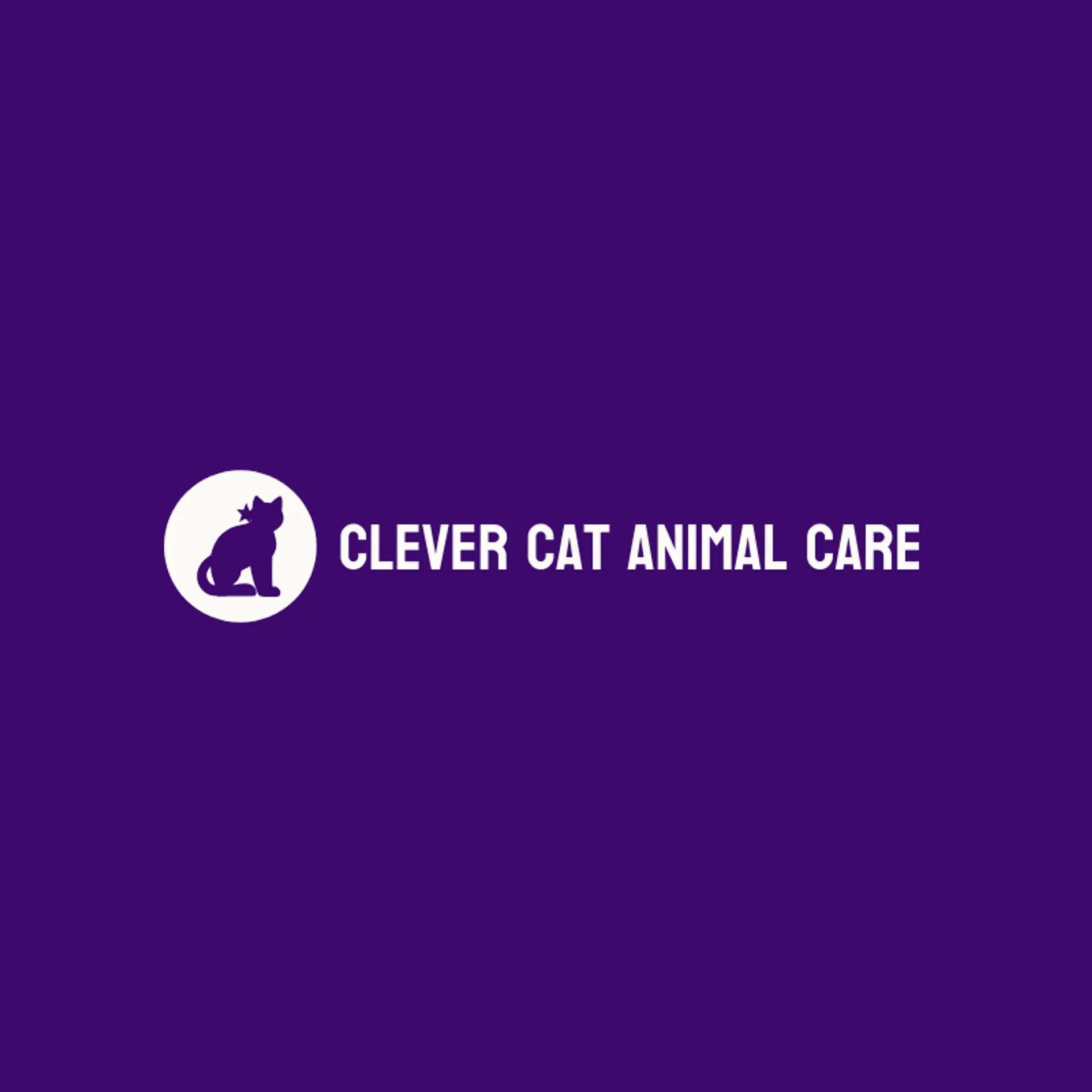 Clever Cat Animal Care logo for veterinary