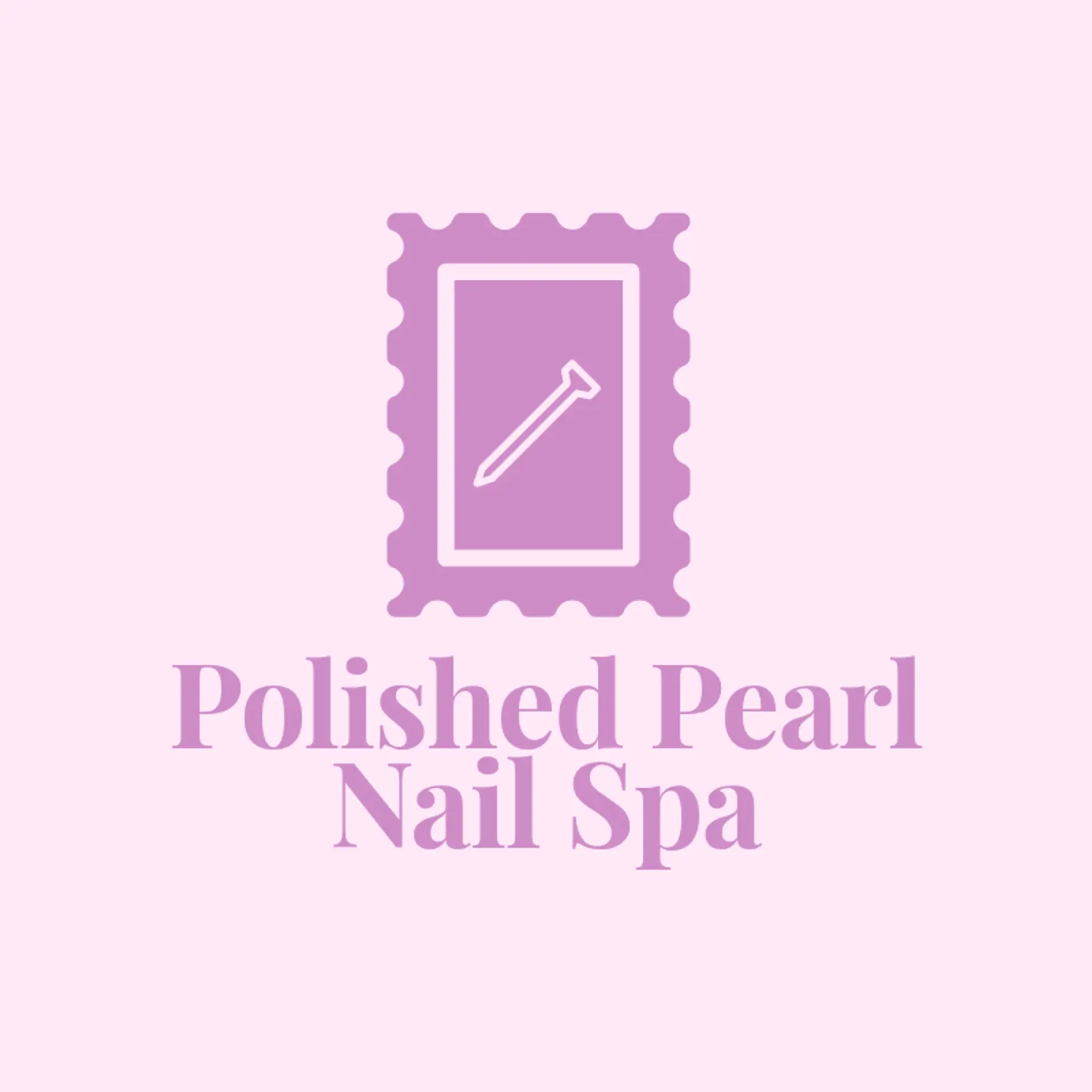 Polished Pearl Nail Spa logo for nail spa