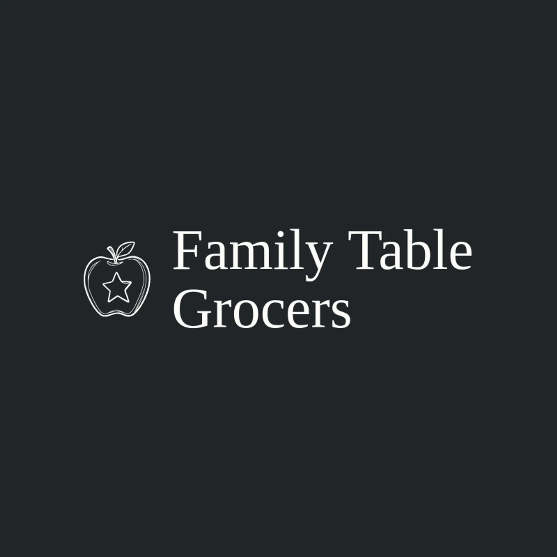 Family Table Grocers logo for grocery