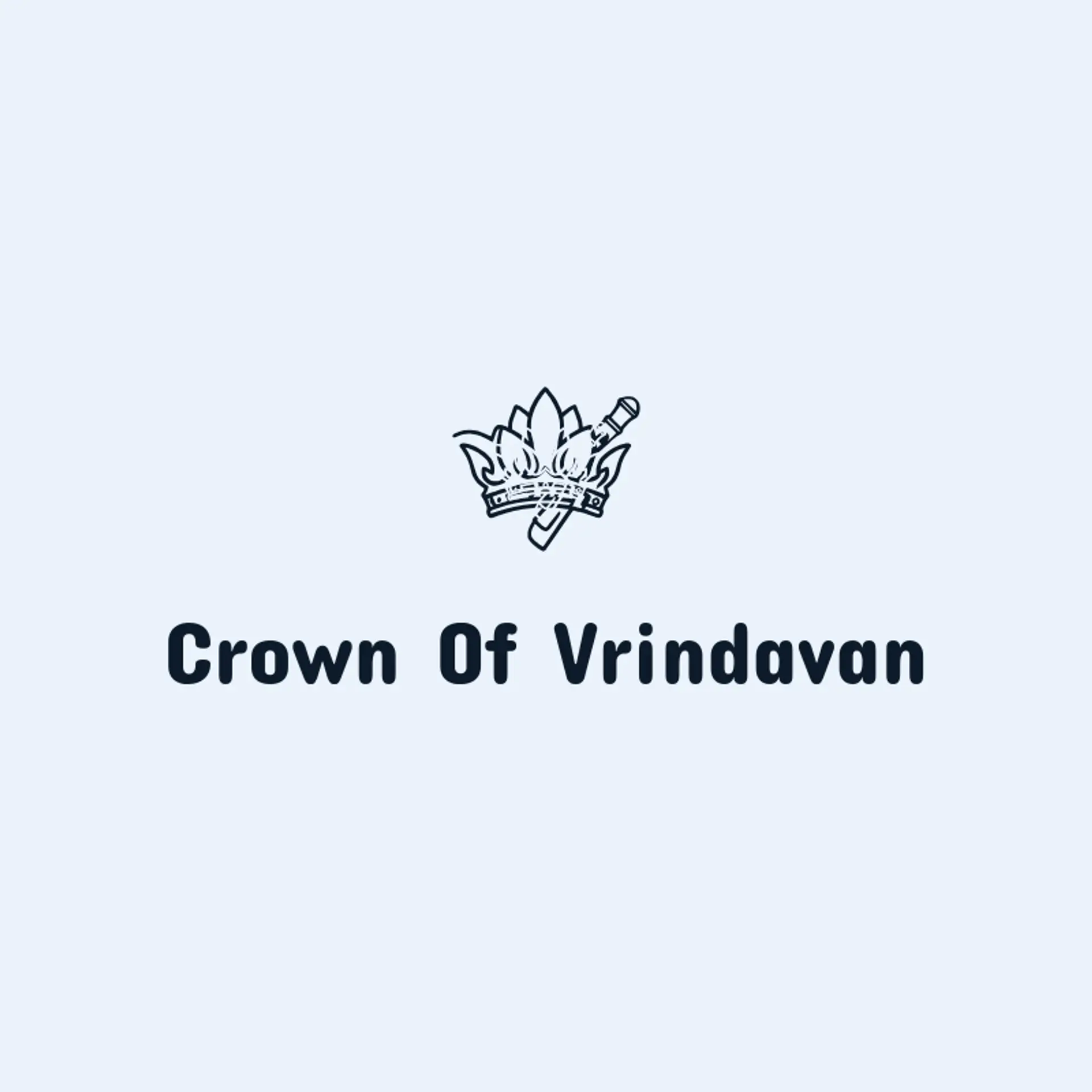 Crown Of Vrindavan logo for krishna