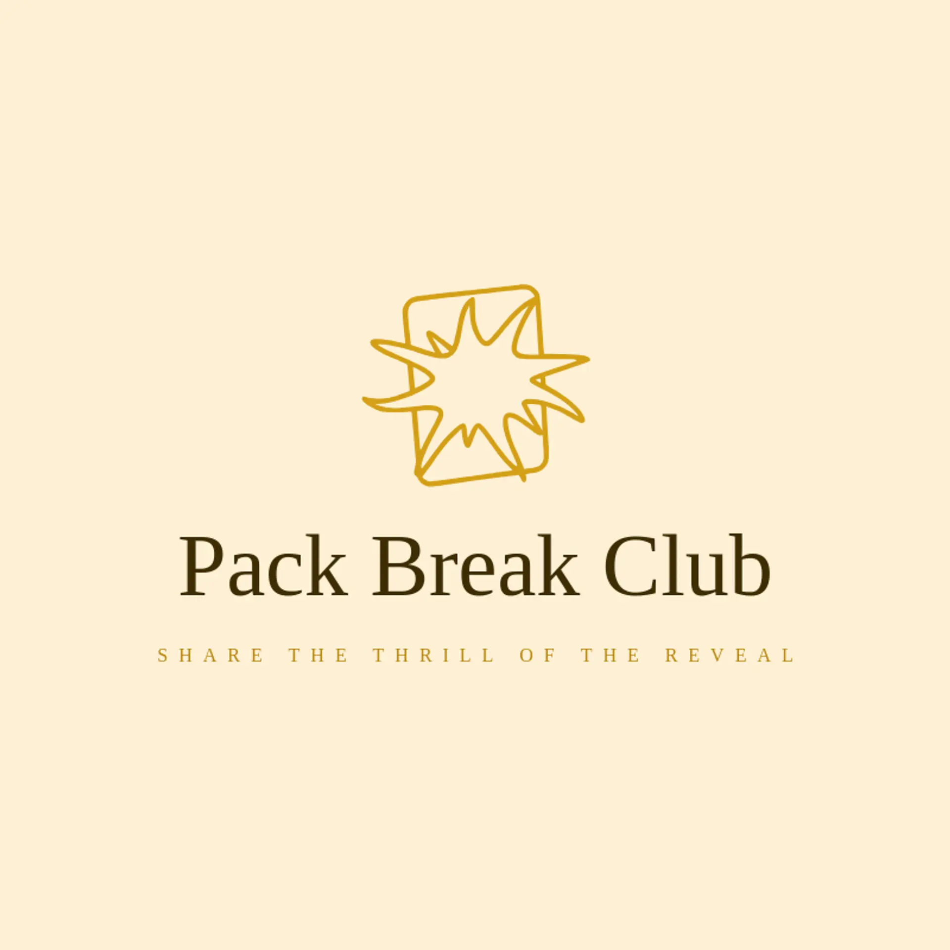 Pack Break Club logo for trading card