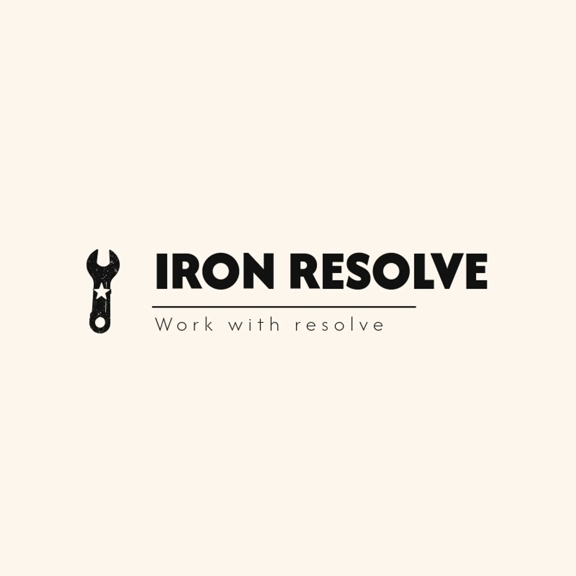 Iron Resolve logo for veteran owned