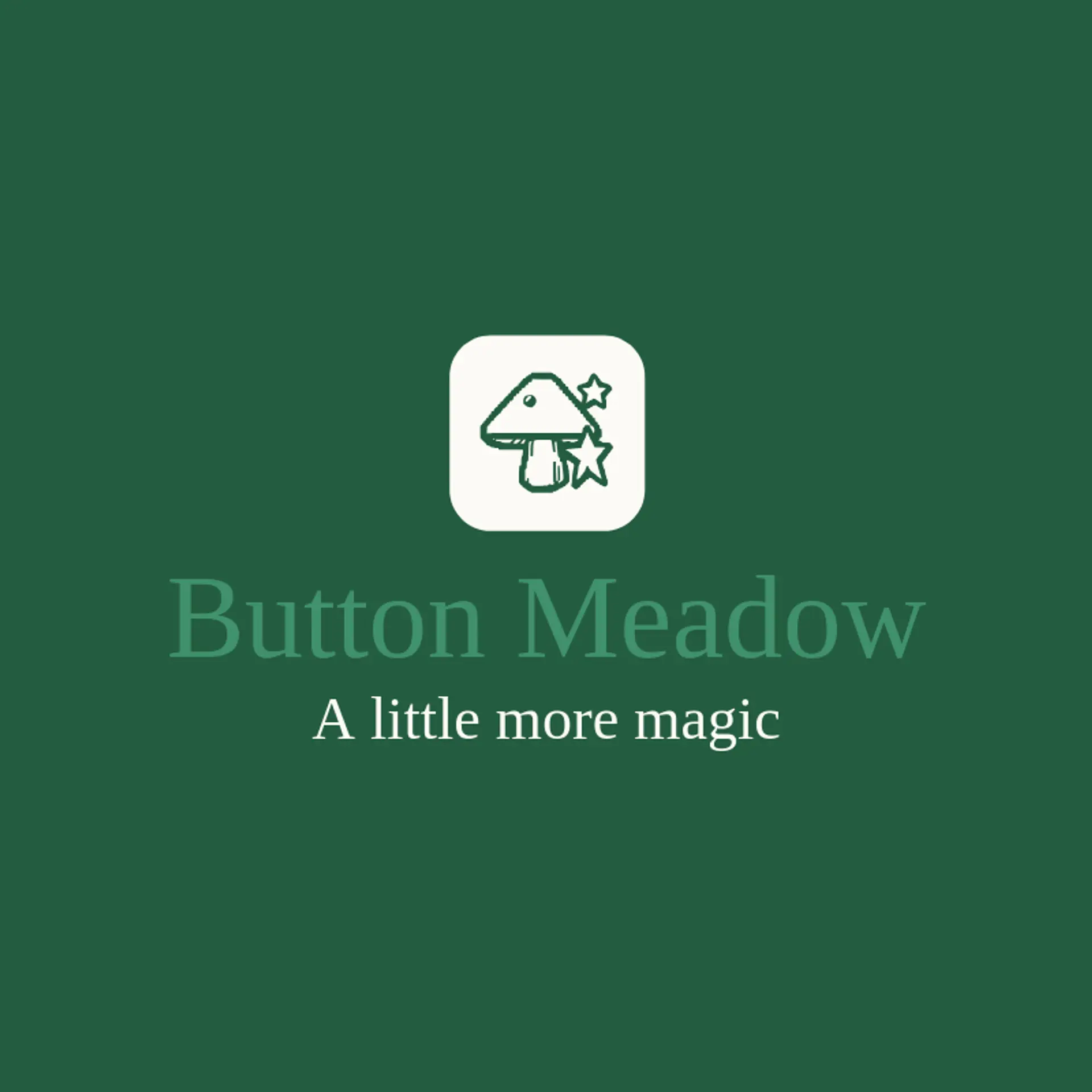 Button Meadow logo for pixelated