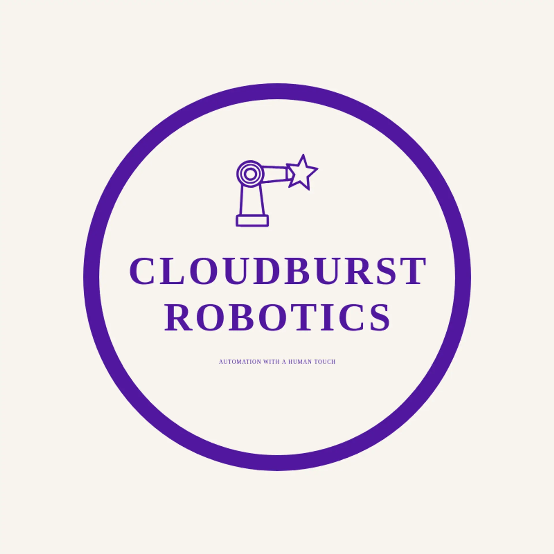 Cloudburst Robotics logo for manufacturing