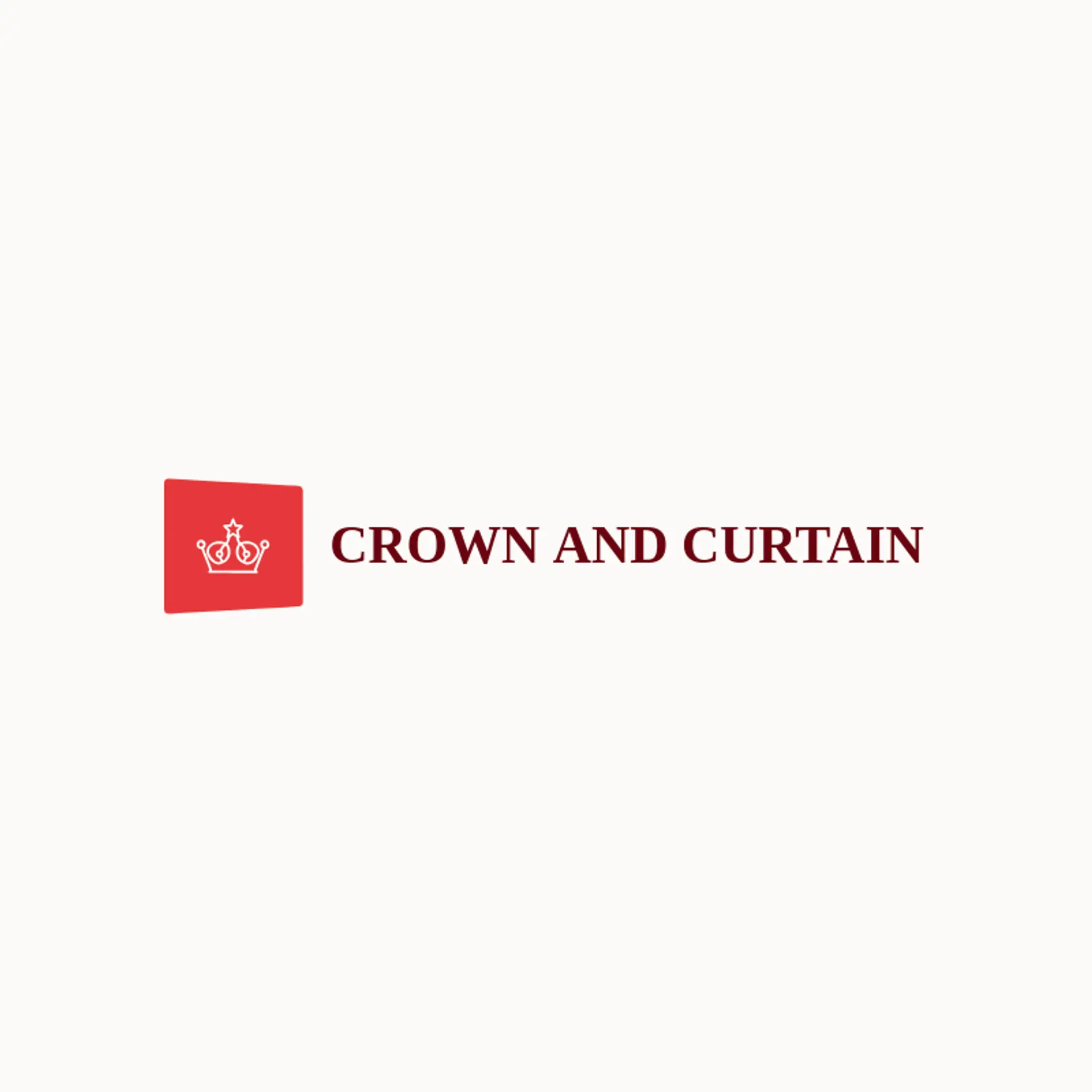 Crown and Curtain logo for theatre