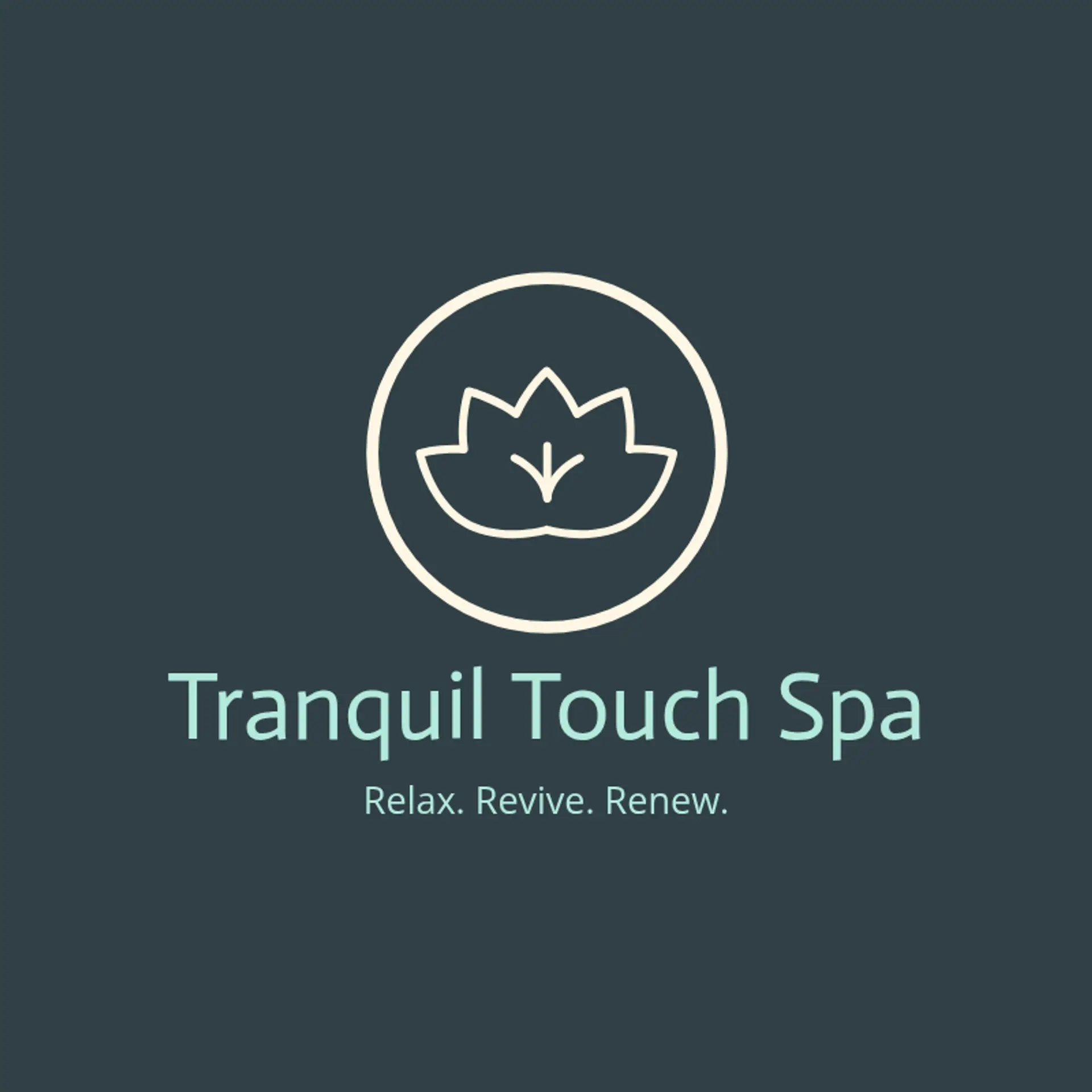 Luxe Tranquility Spa logo for massage spa