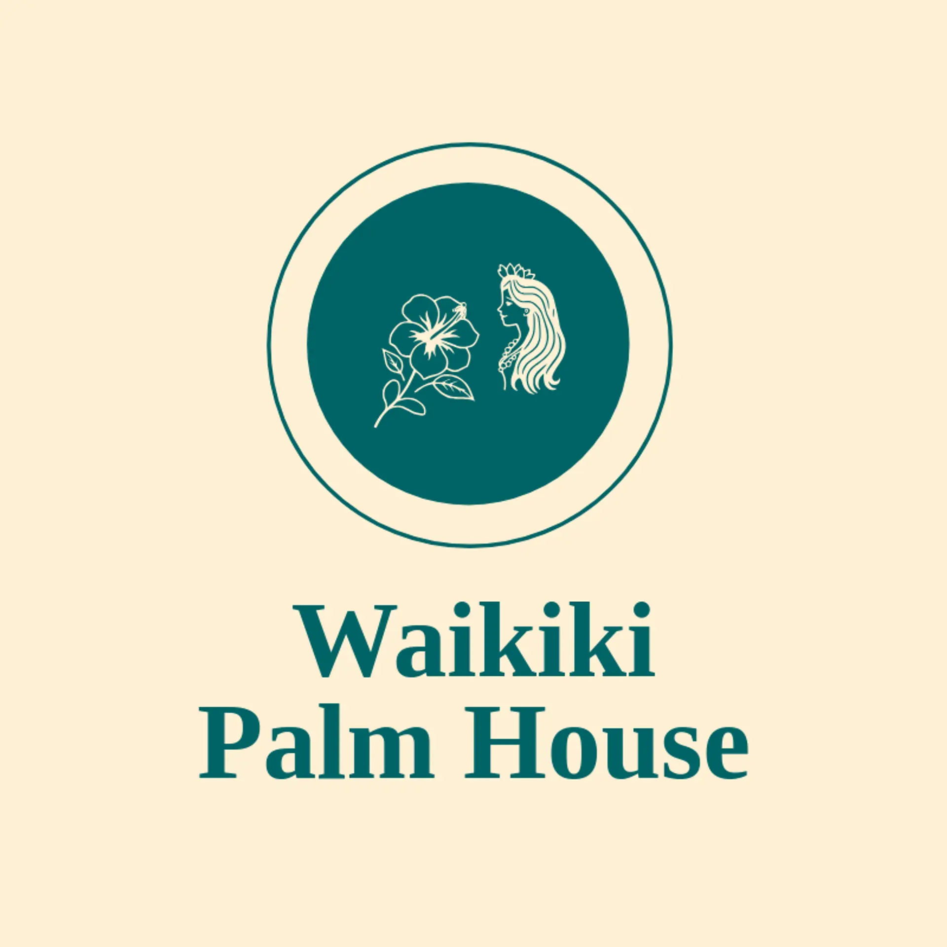 Waikiki Palm House logo for hawaiian