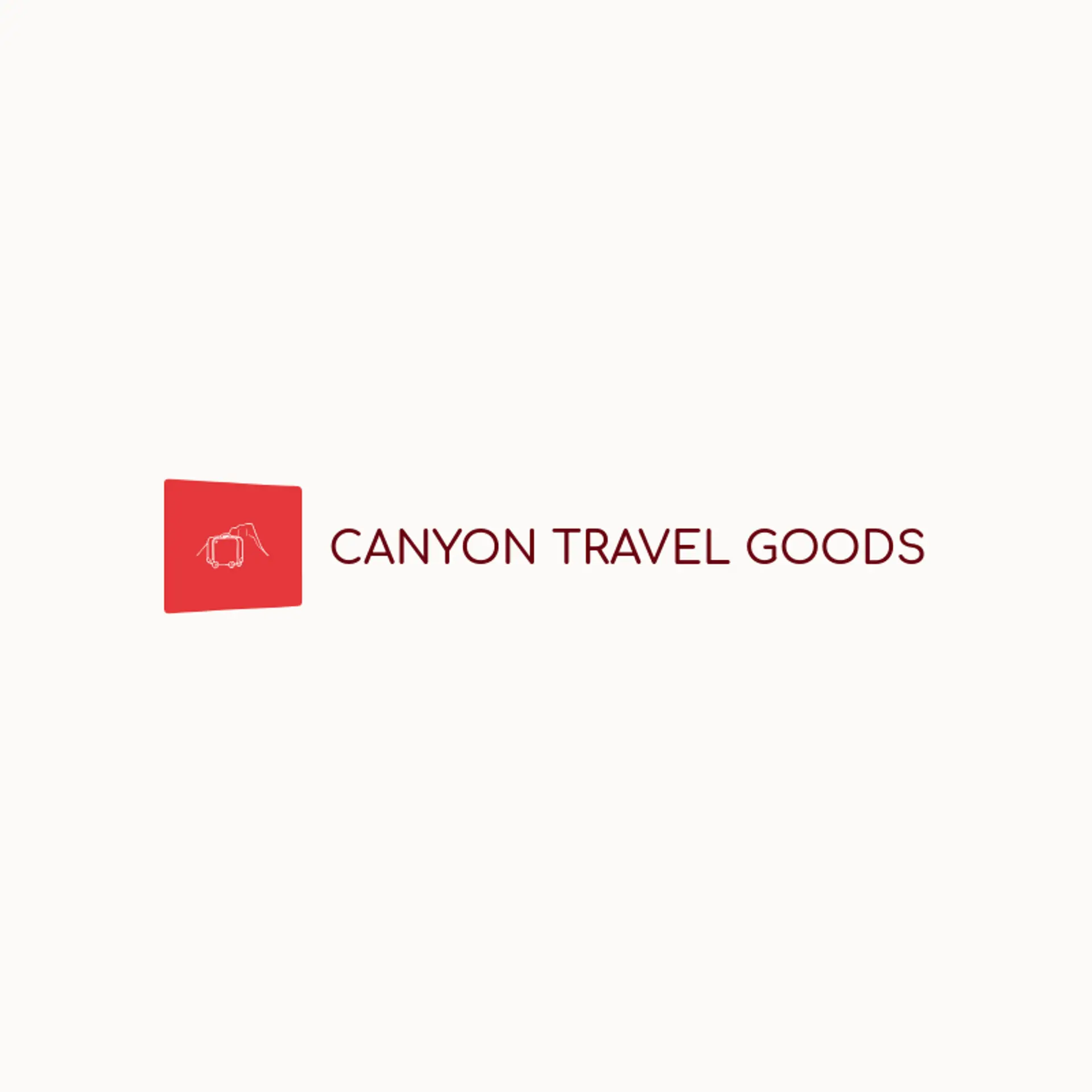 Canyon Travel Goods logo for bag