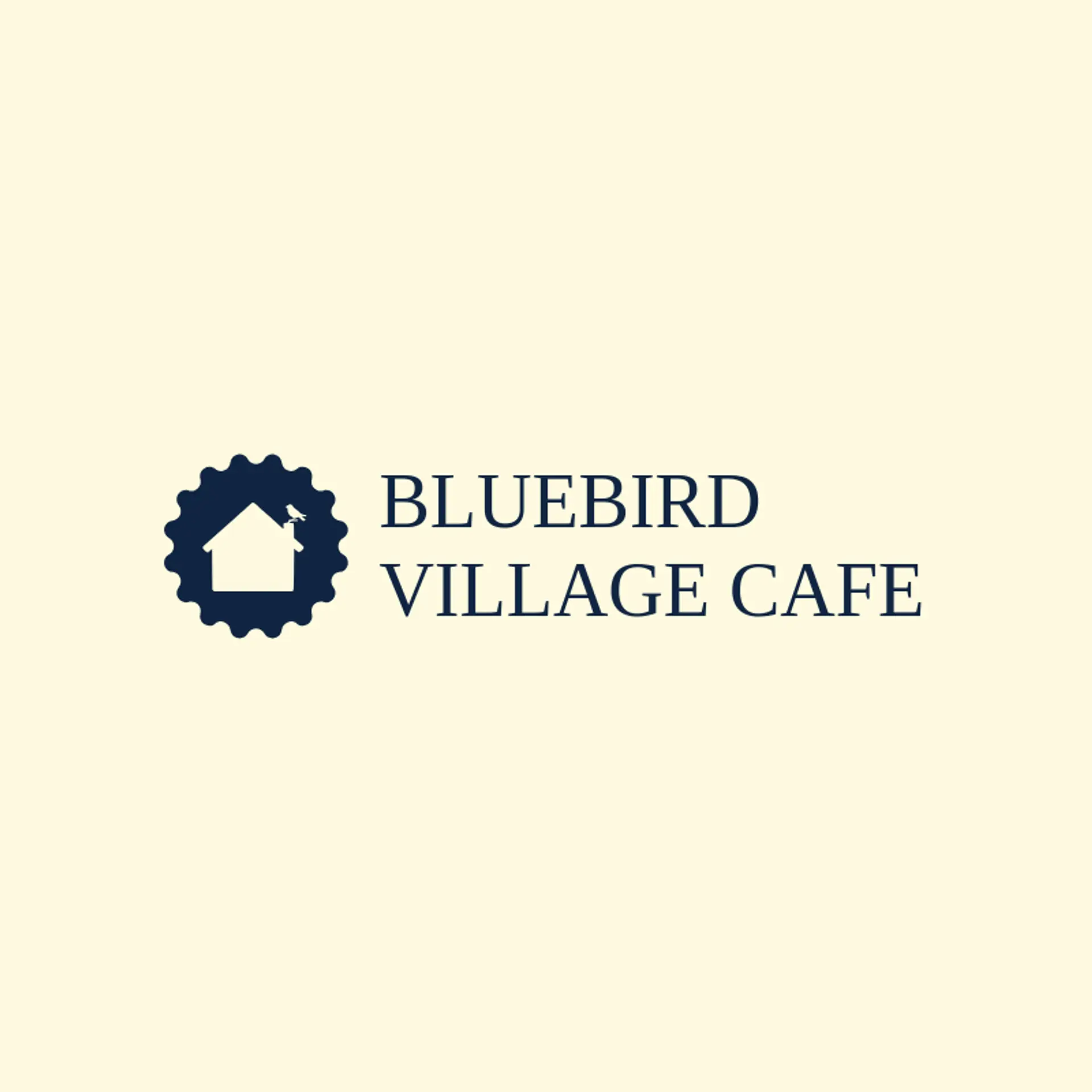 Bluebird Village Cafe logo for village