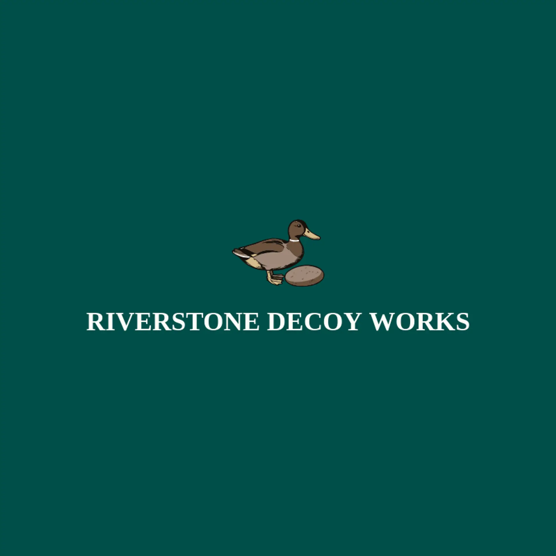 Riverstone Decoy Works logo for duck hunting