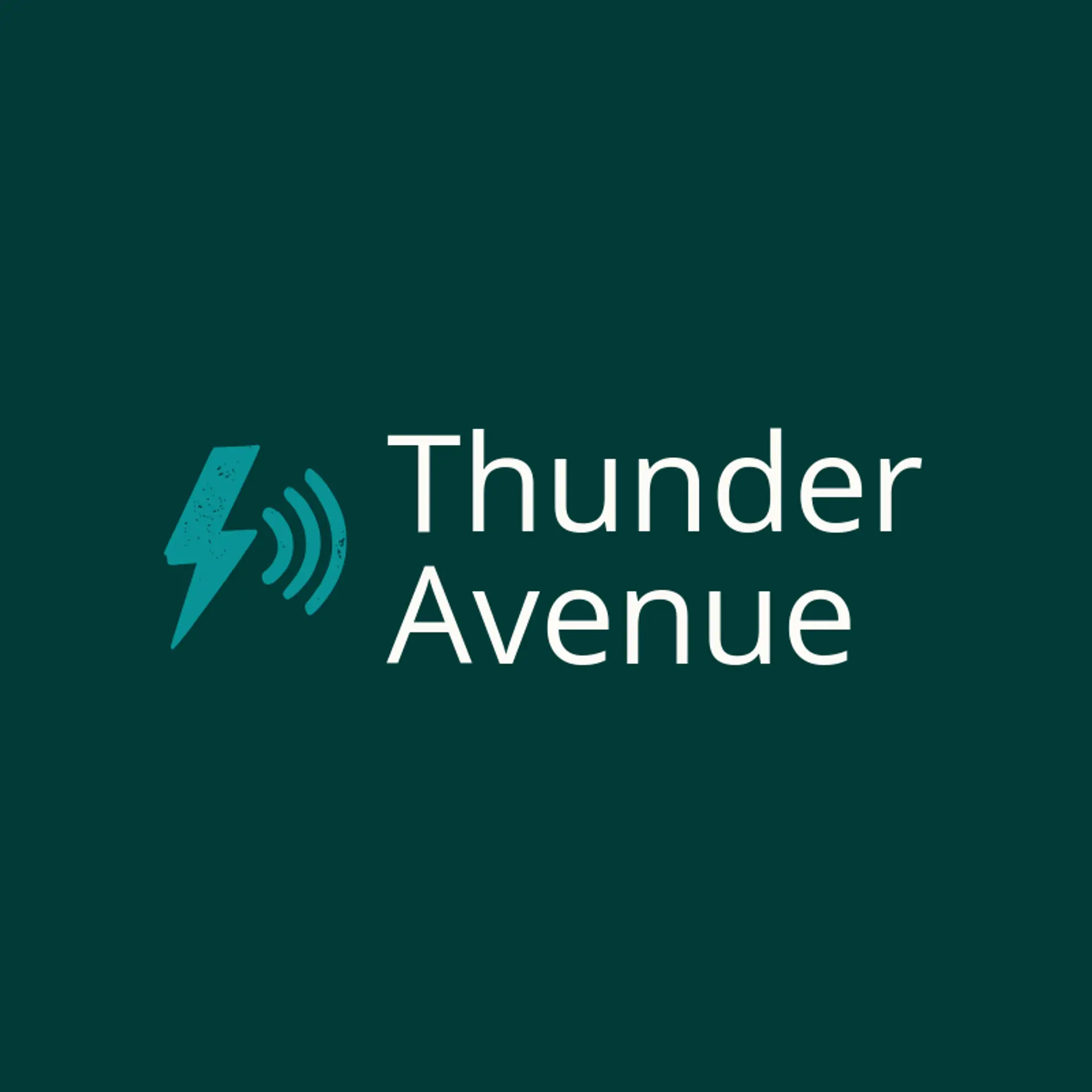 Thunder Avenue logo for concert