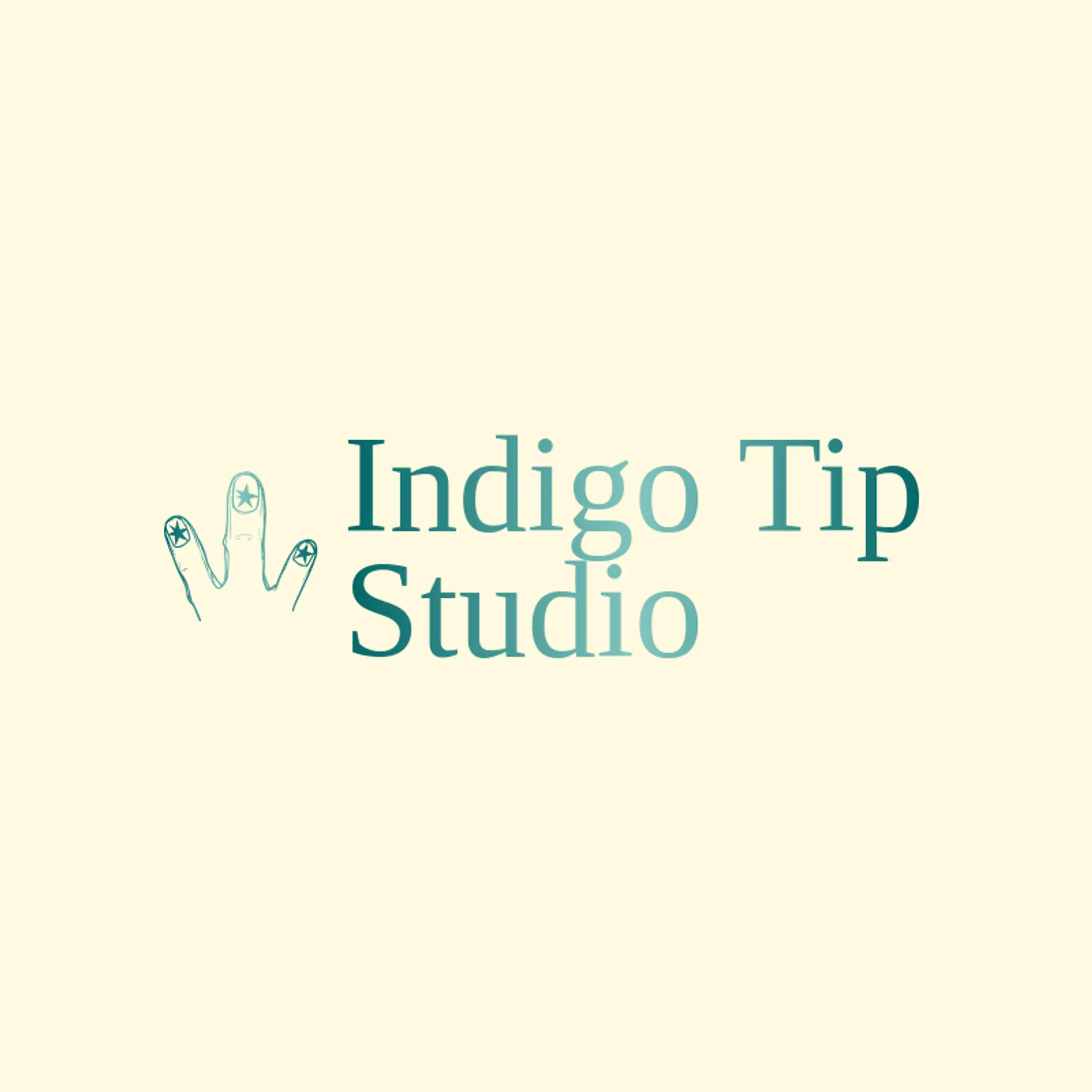 Indigo Tip Studio logo for nails