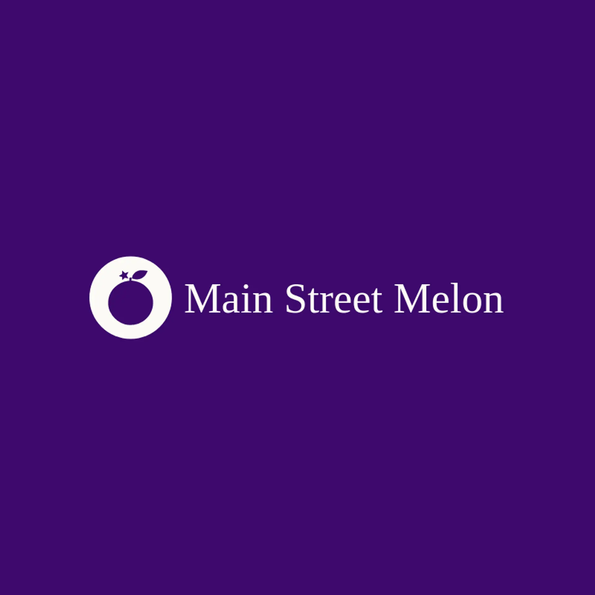 Main Street Melon logo for watermelon