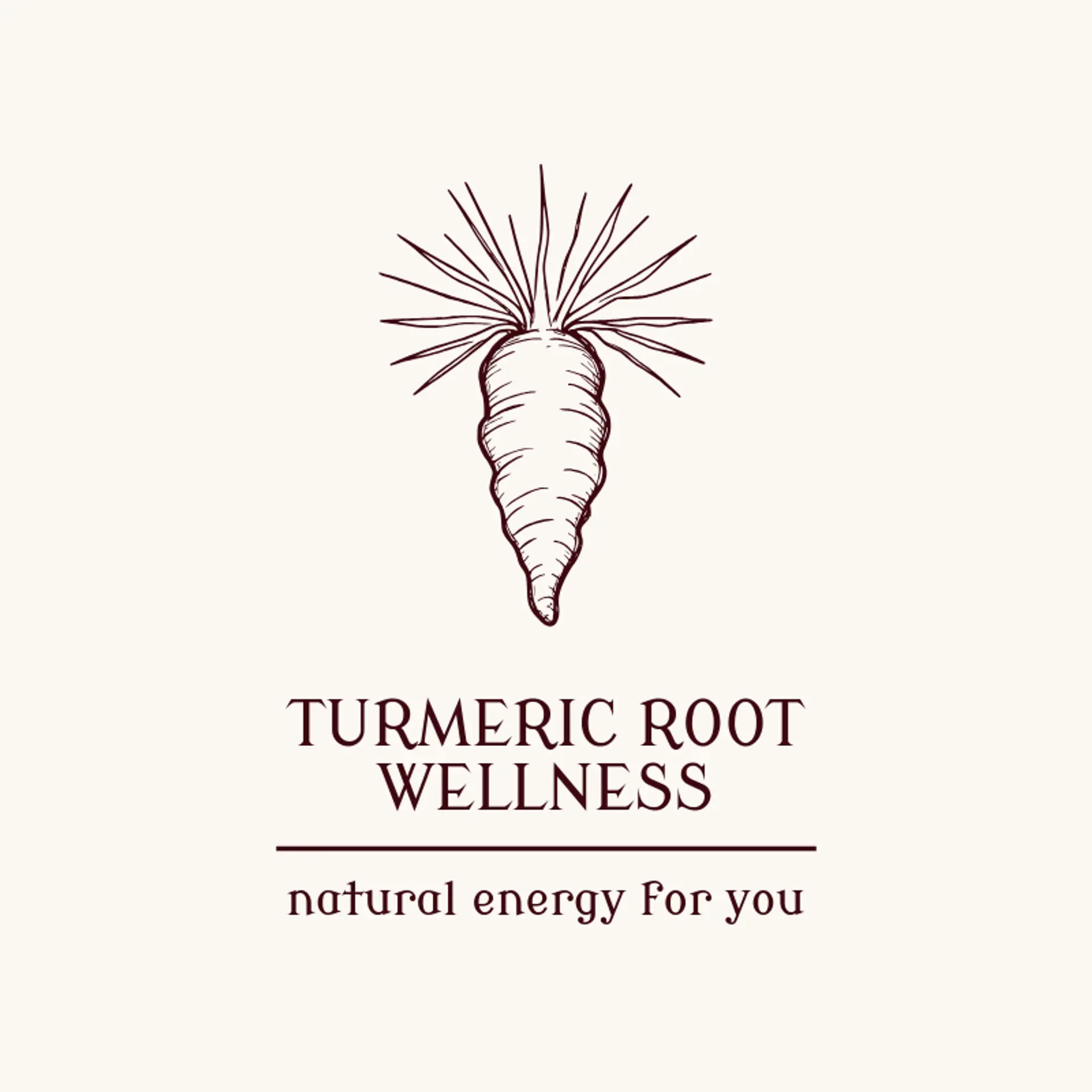 Turmeric Root Wellness logo for indian