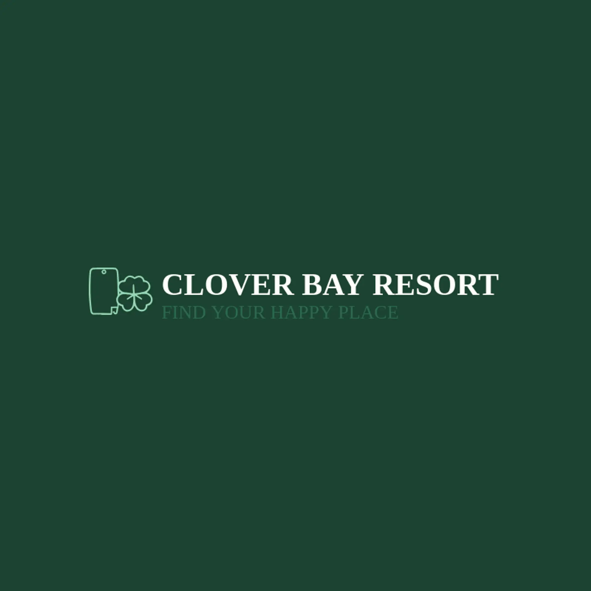 Clover Bay Resort logo for hospitality