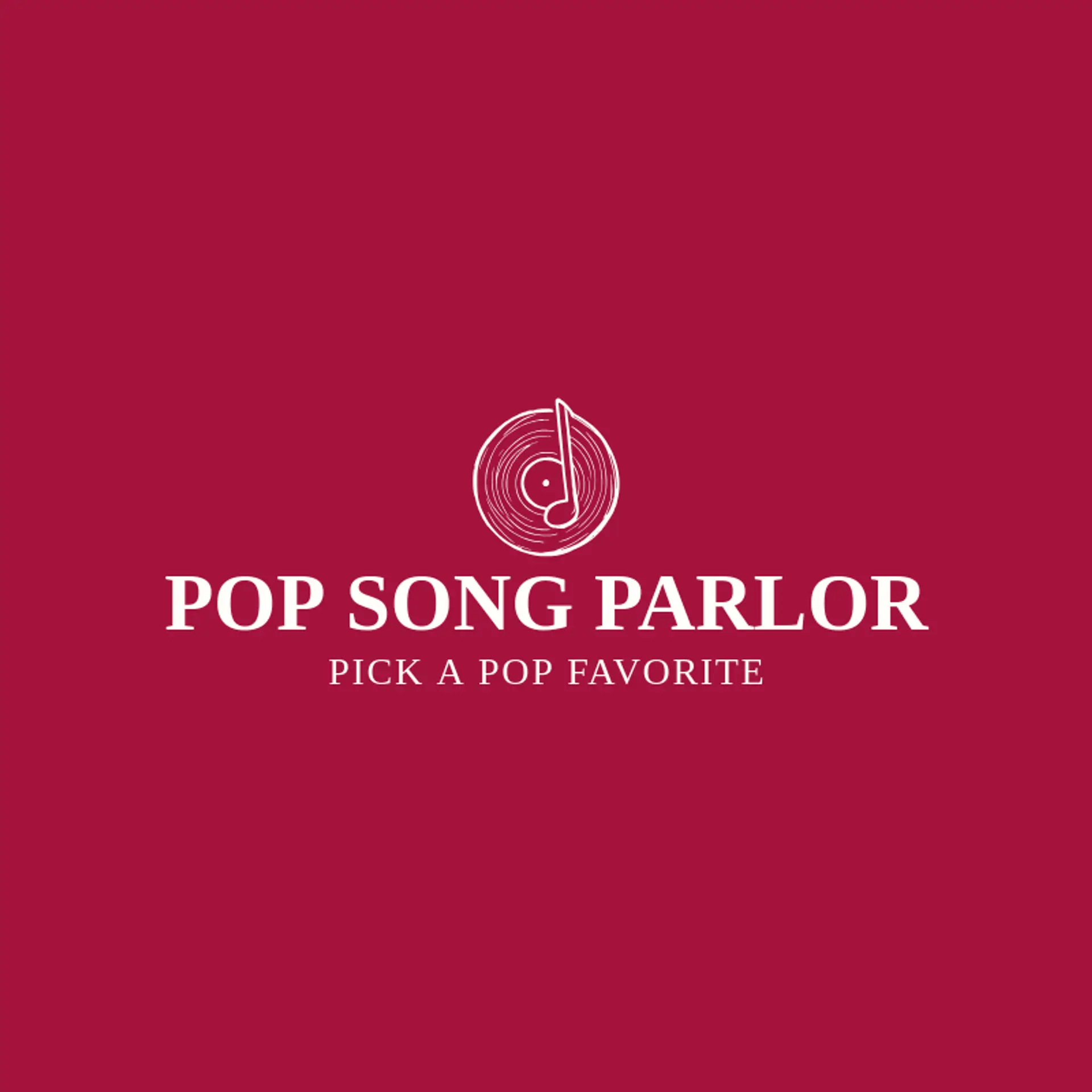 Pop Song Parlor logo for karaoke