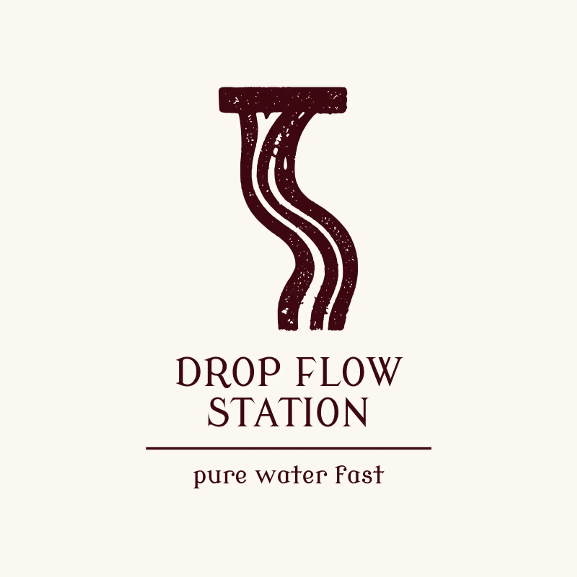 Drop Flow Station logo for water refilling station