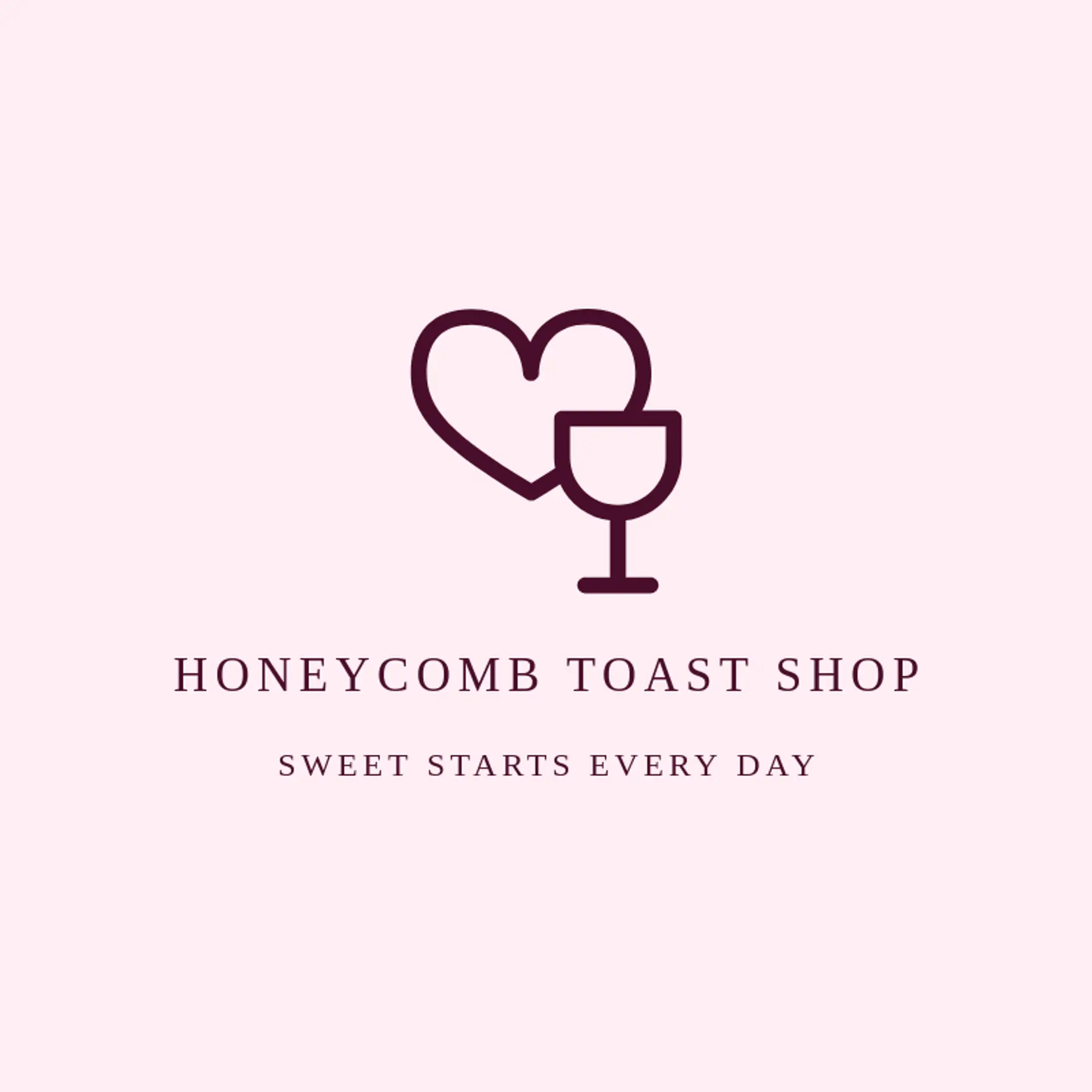 Honeycomb Toast Shop logo for toast
