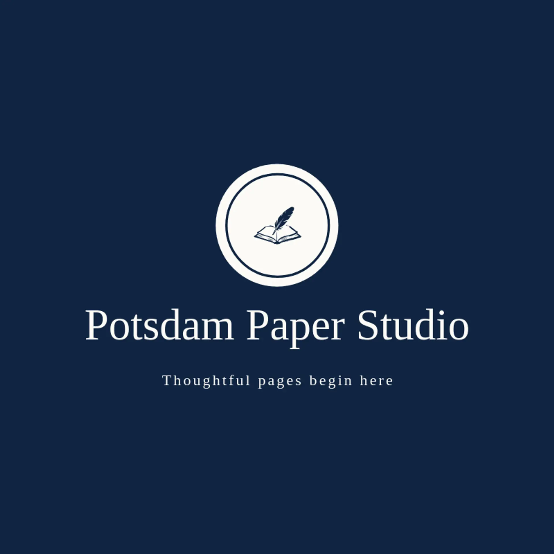 Potsdam Paper Studio logo for german