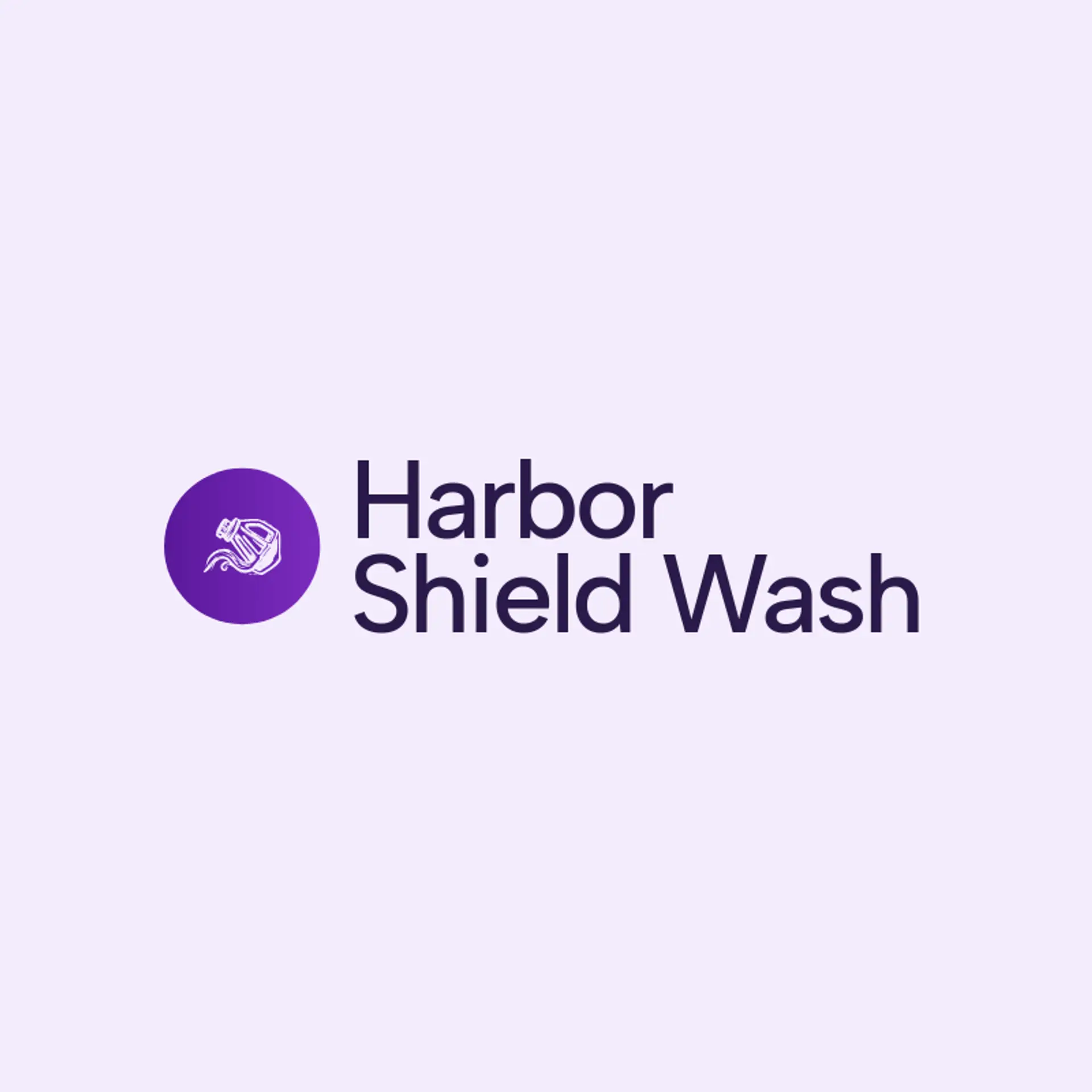 Harbor Shield Wash logo for pressure wash