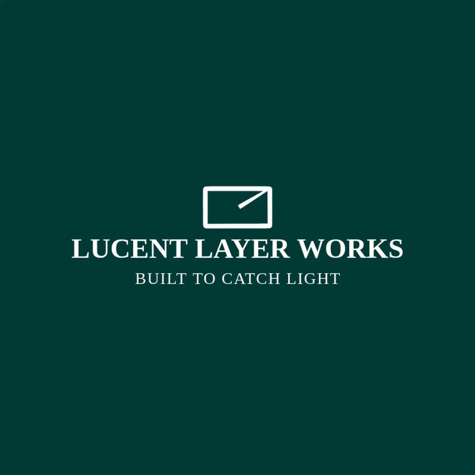 Lucent Layer Works logo for acrylic