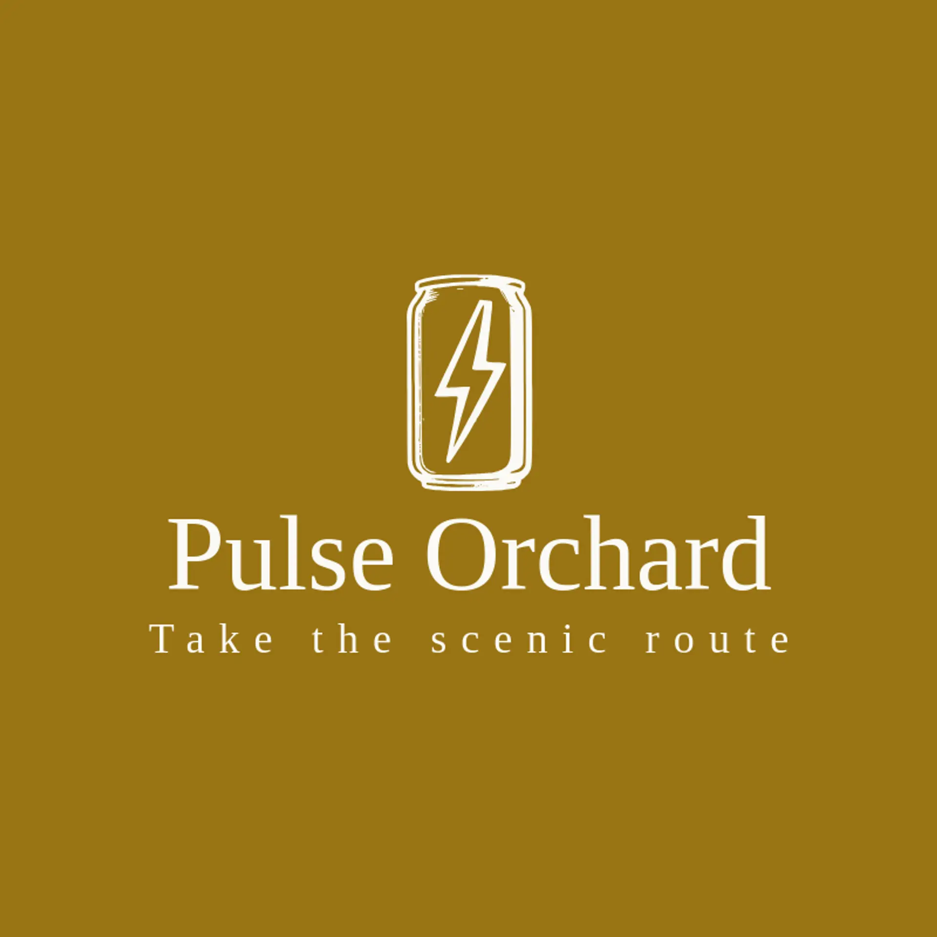 Pulse Orchard logo for energy drink
