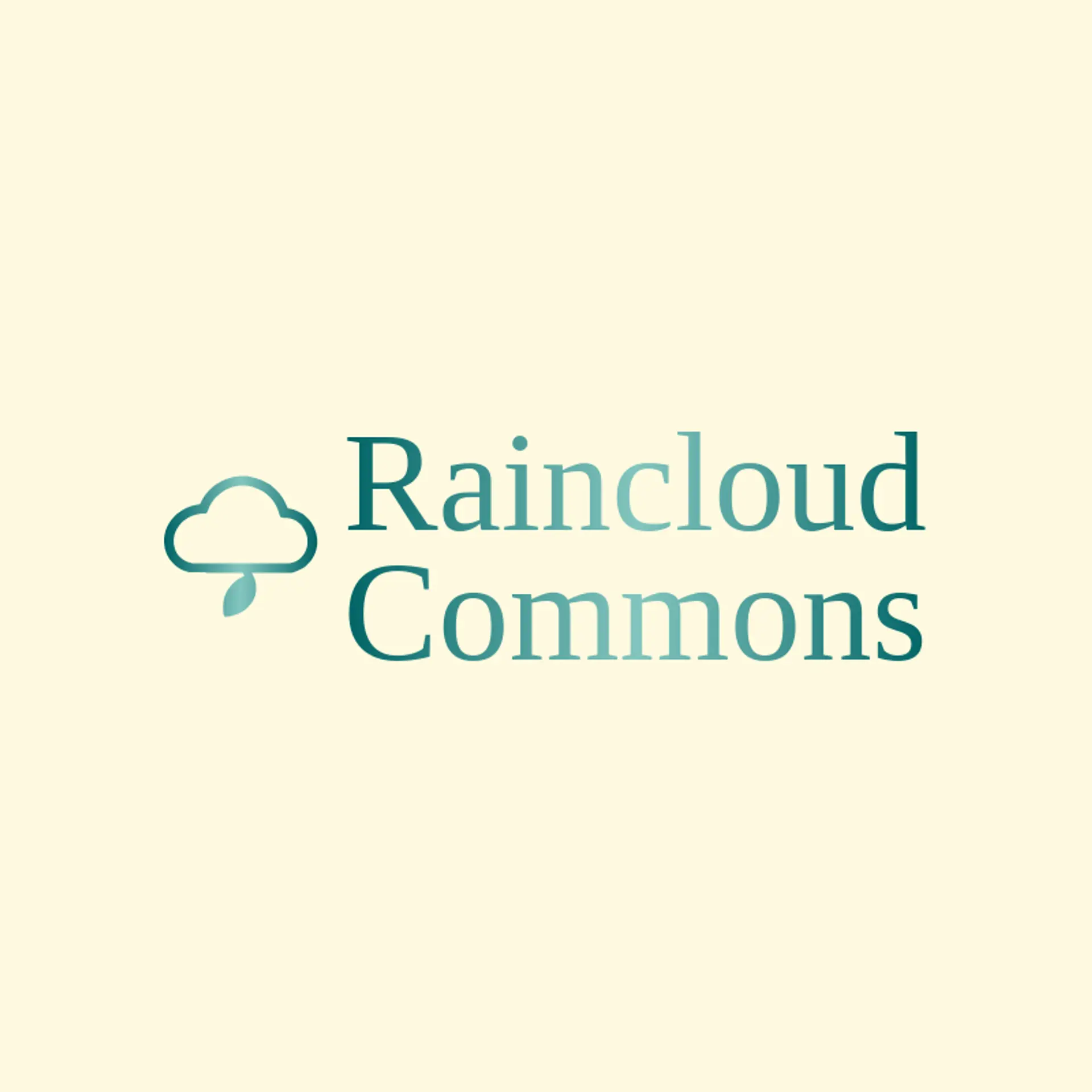 Raincloud Commons logo for rain