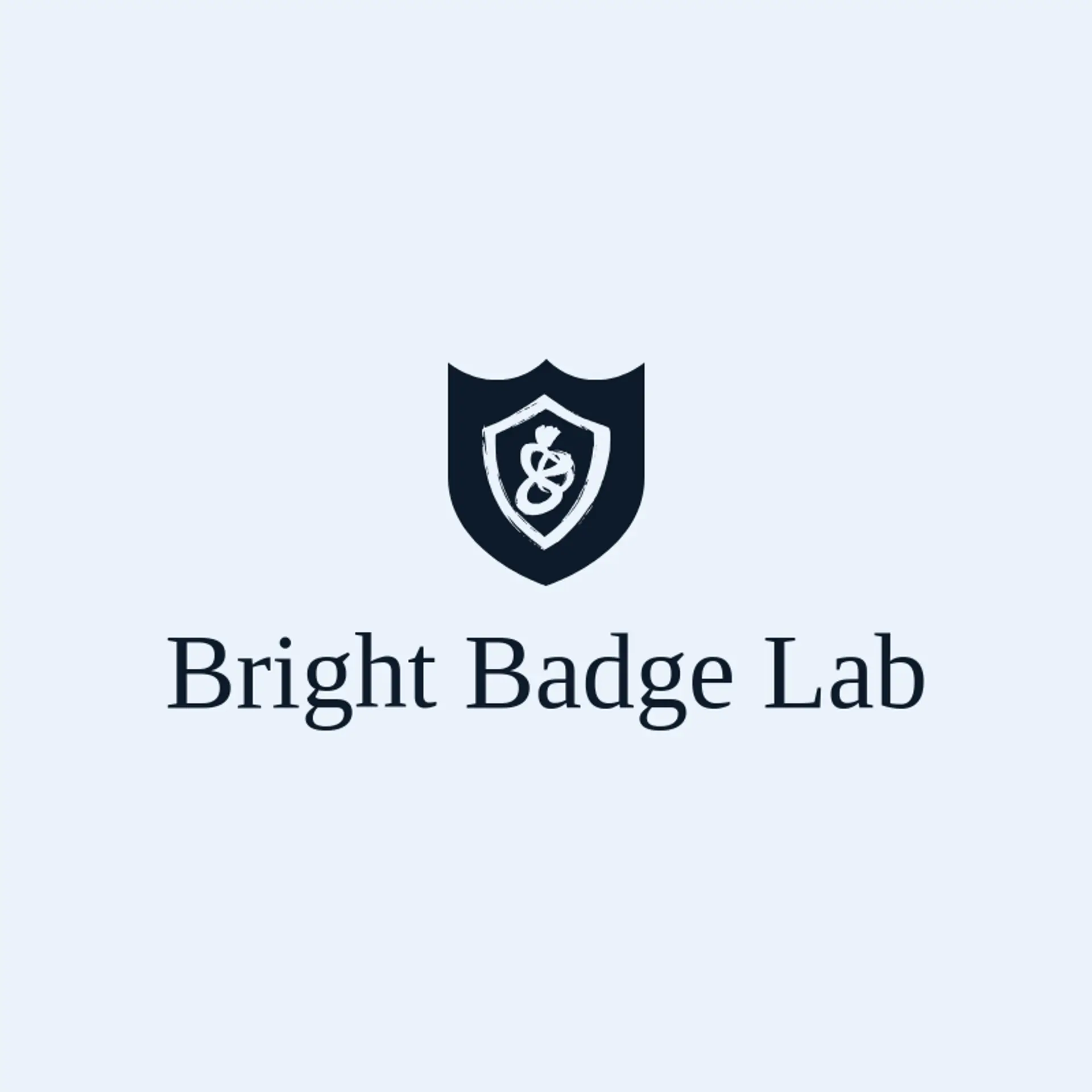 Bright Badge Lab logo for patch