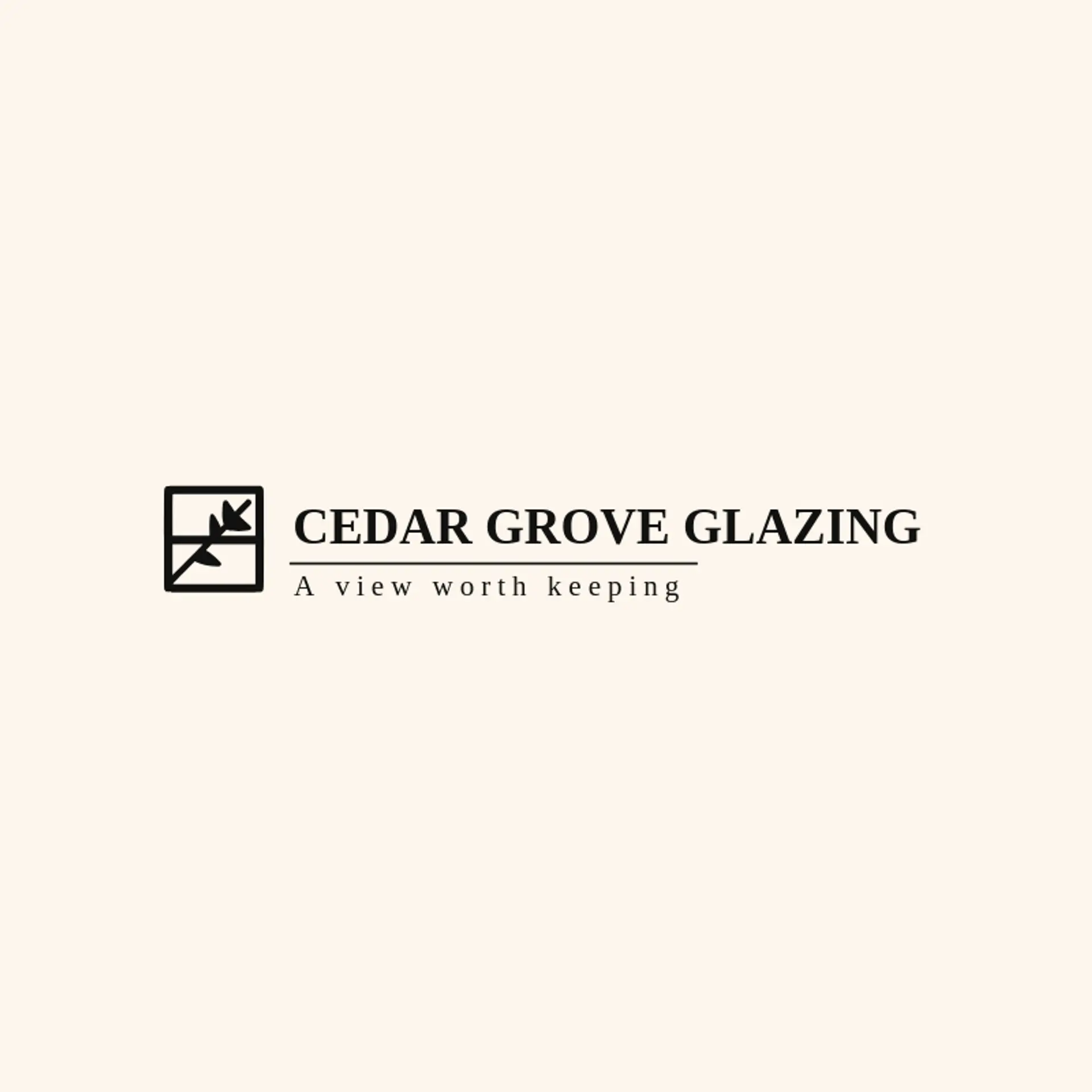 Cedar Grove Glazing logo for windows