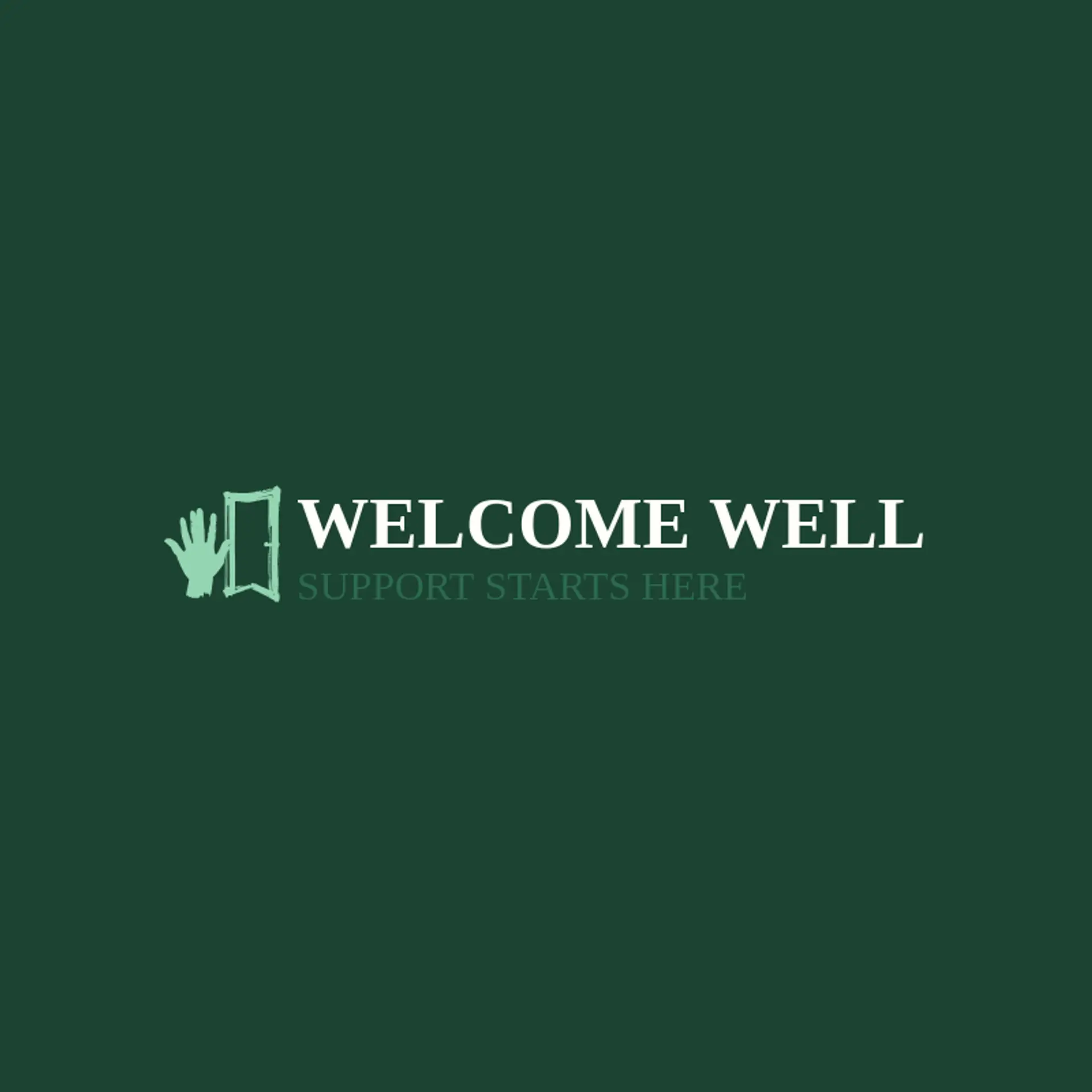 Welcome Well logo for social work