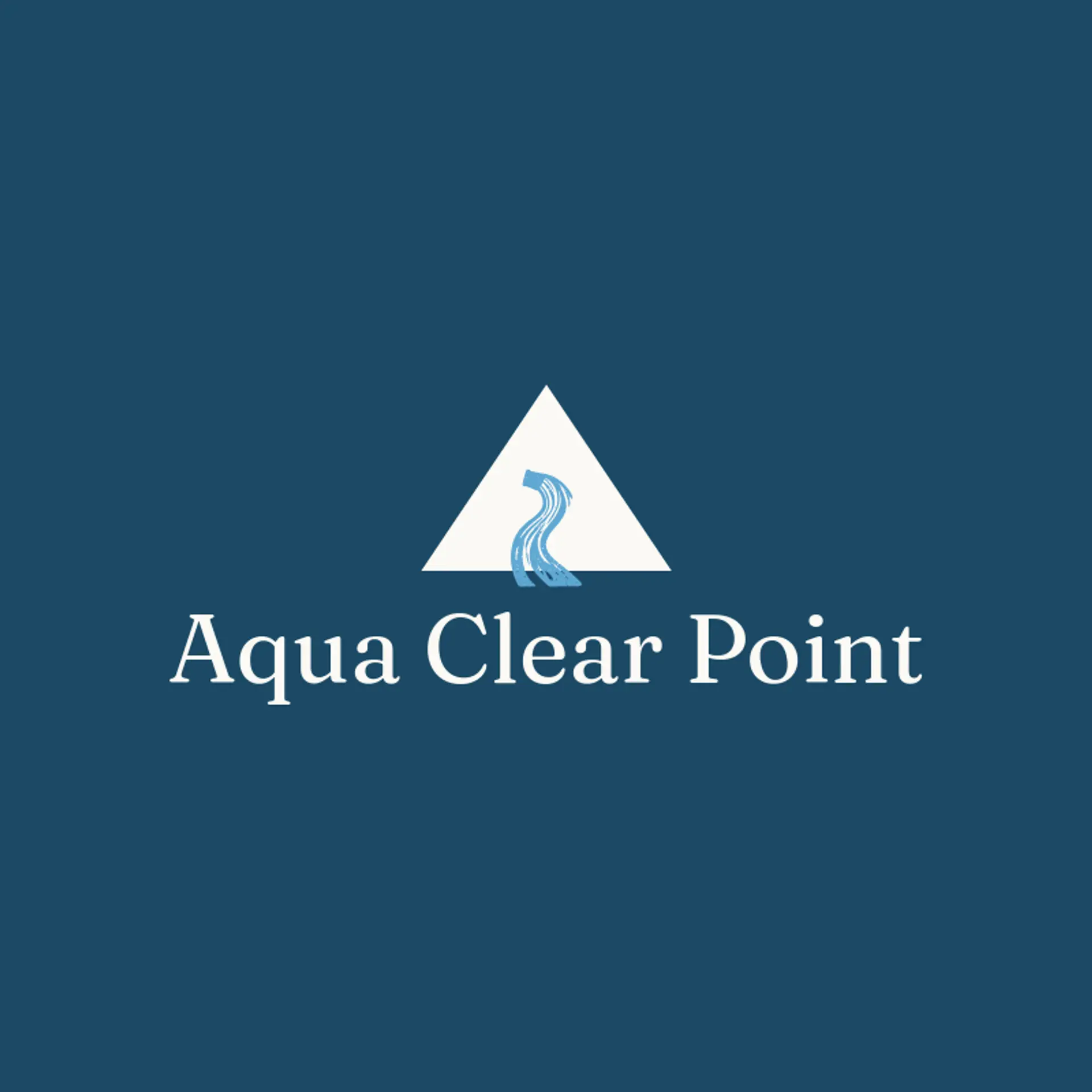 Aqua Clear Point logo for water refilling station
