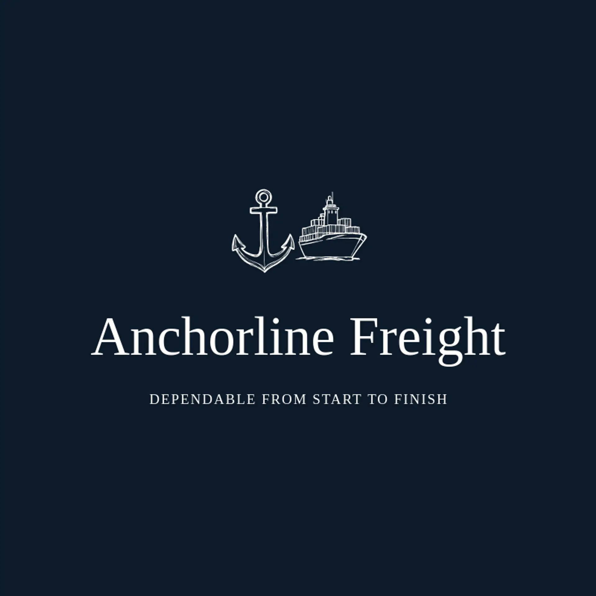 Anchorline Freight logo for transportation