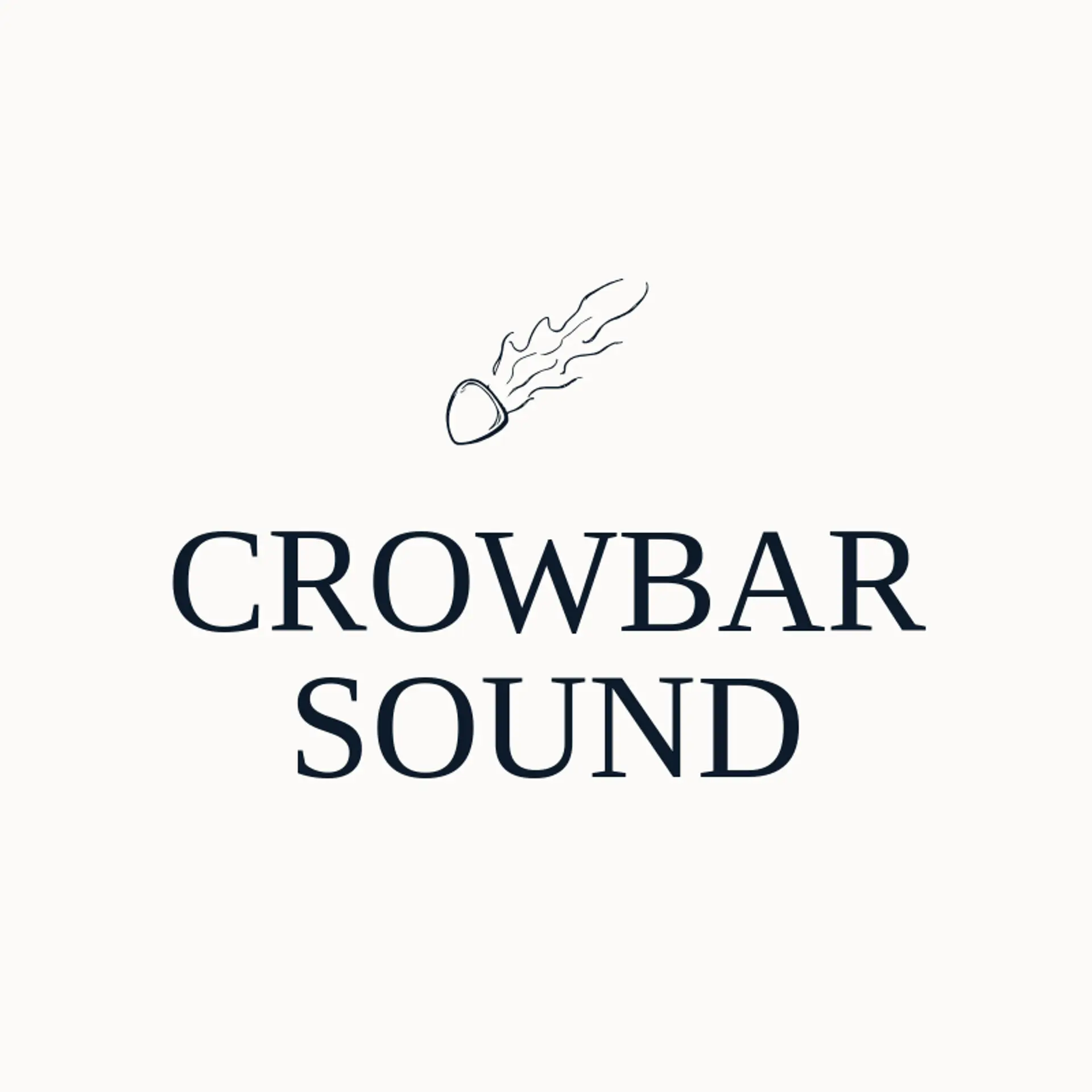 Crowbar Sound logo for rock music