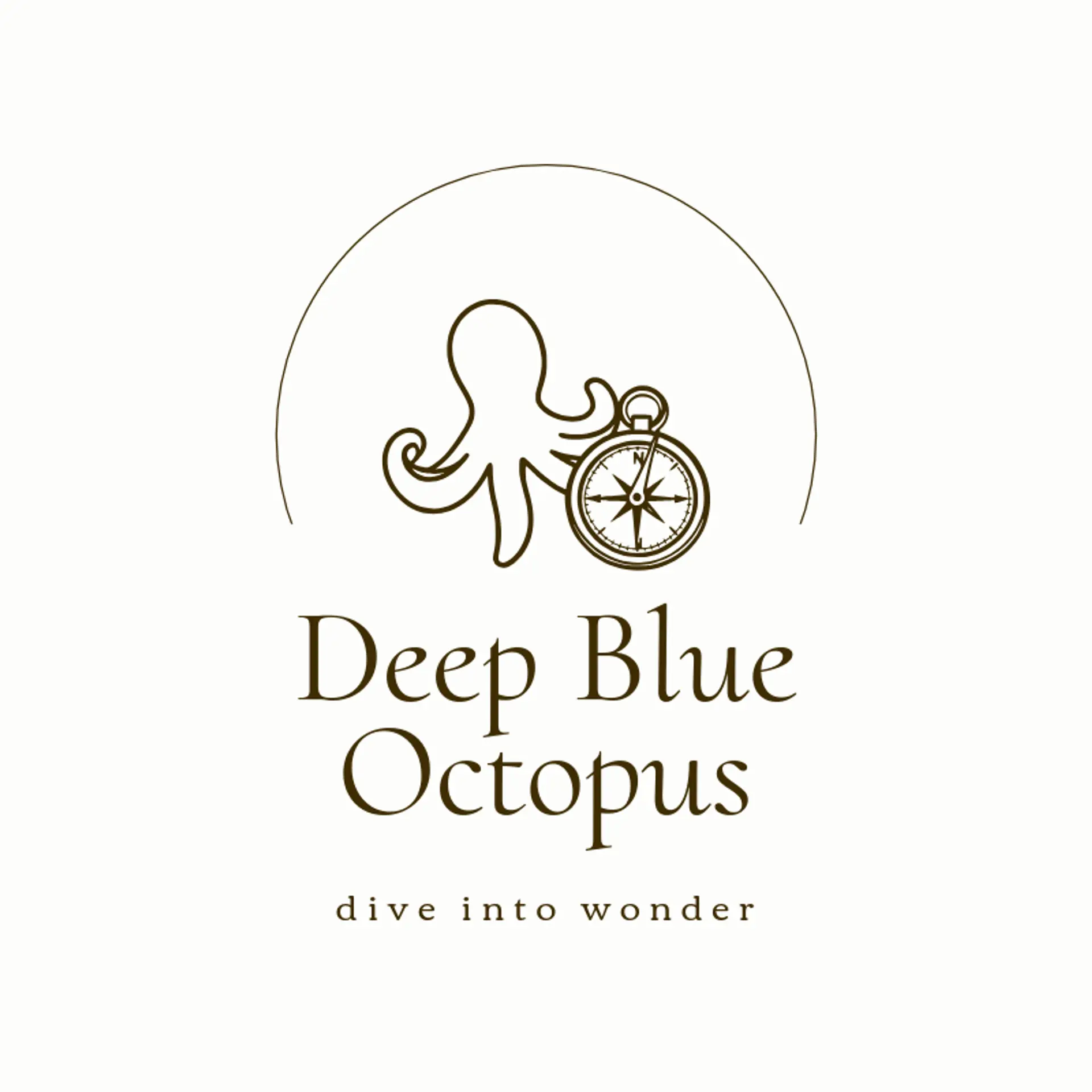 Deep Blue Octopus logo for octopus